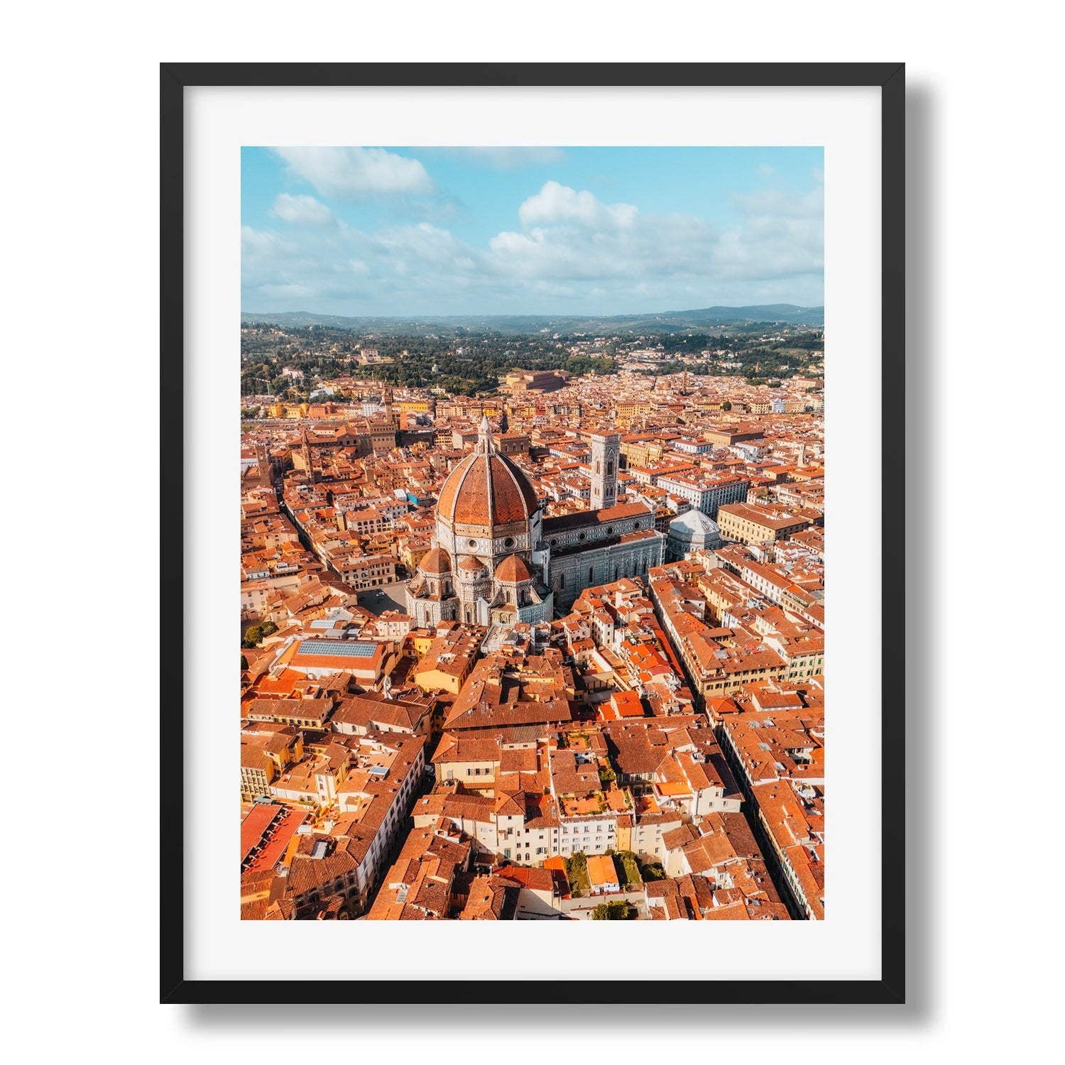 Florence From Above II - Peter Yan Studio Framed Photo Print Wall Art