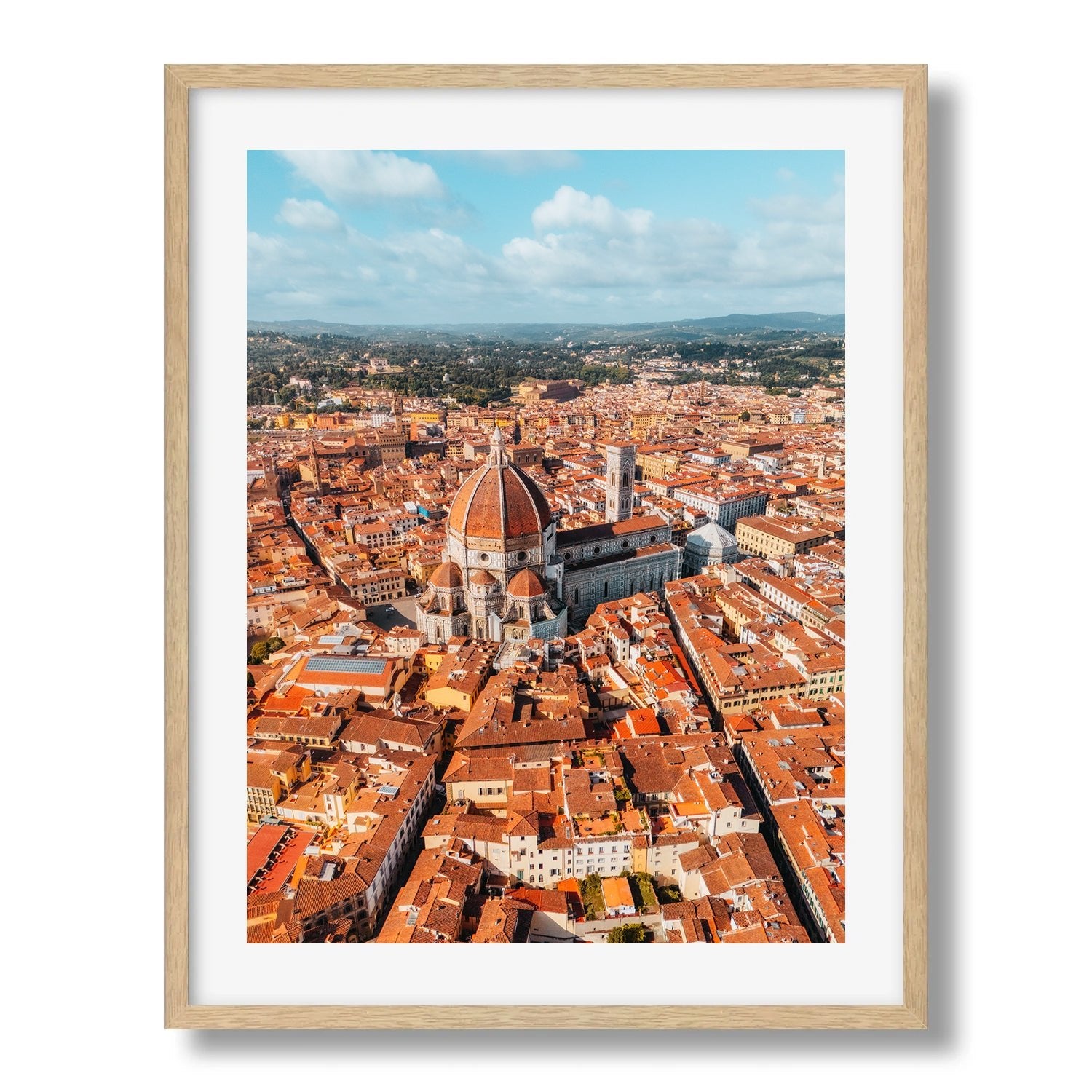 Florence From Above II - Peter Yan Studio Framed Photo Print Wall Art