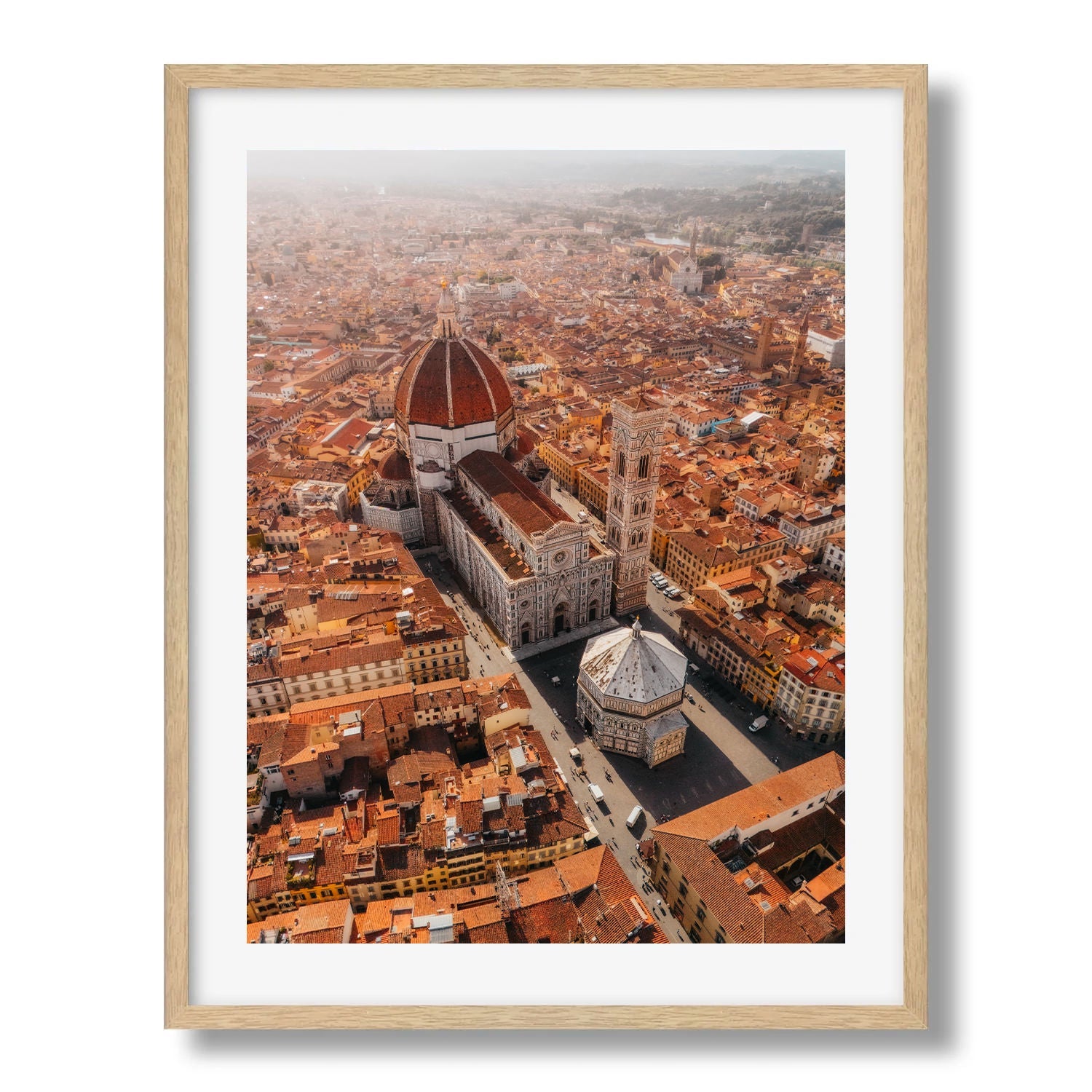 Florence From Above III - Peter Yan Studio Framed Photo Print Wall Art