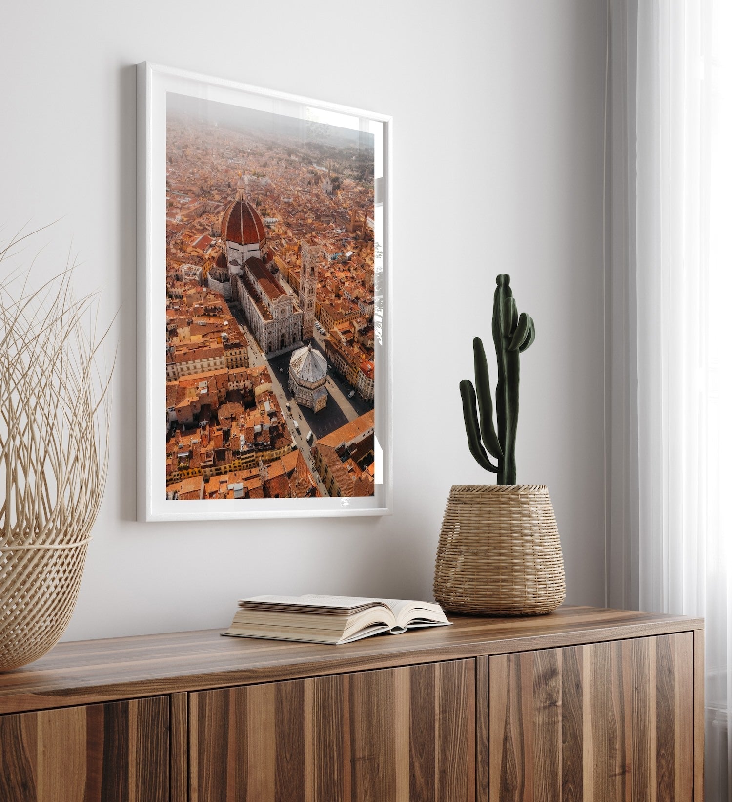 Florence From Above III - Peter Yan Studio Framed Photo Print Wall Art