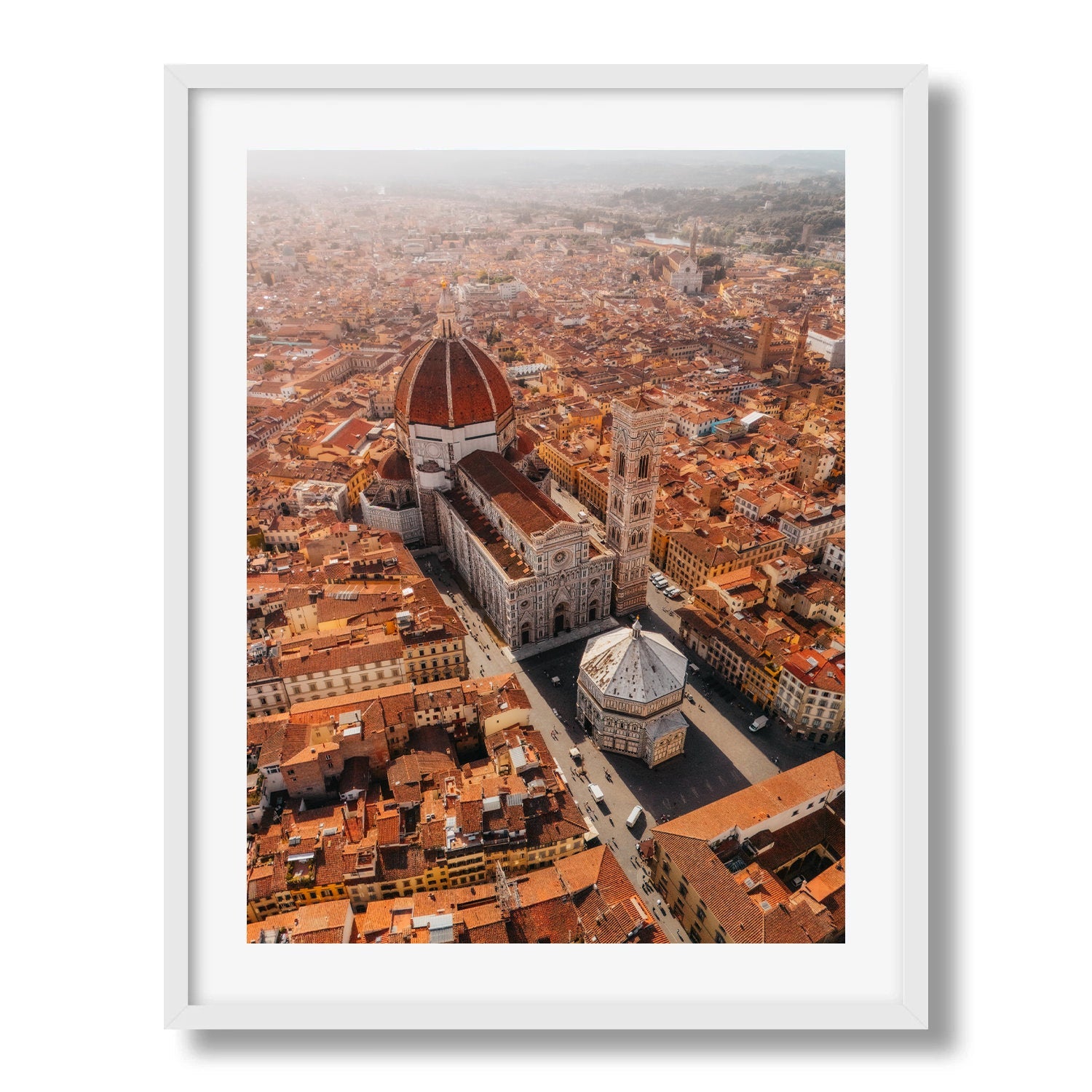 Florence From Above III - Peter Yan Studio Framed Photo Print Wall Art