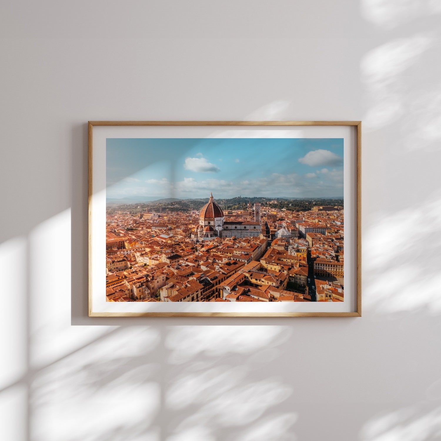 Florence From Above - Peter Yan Studio Framed Photo Print Wall Art