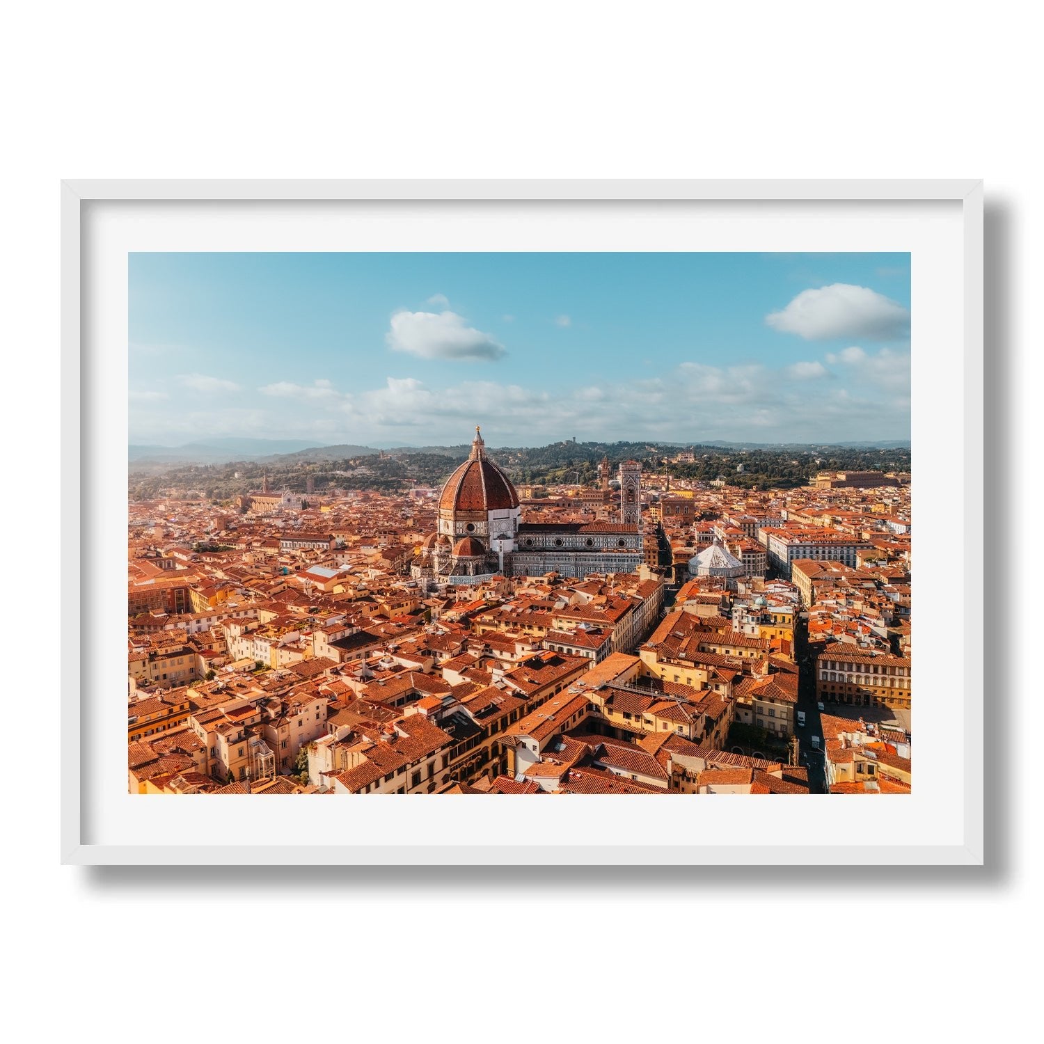 Florence From Above - Peter Yan Studio Framed Photo Print Wall Art