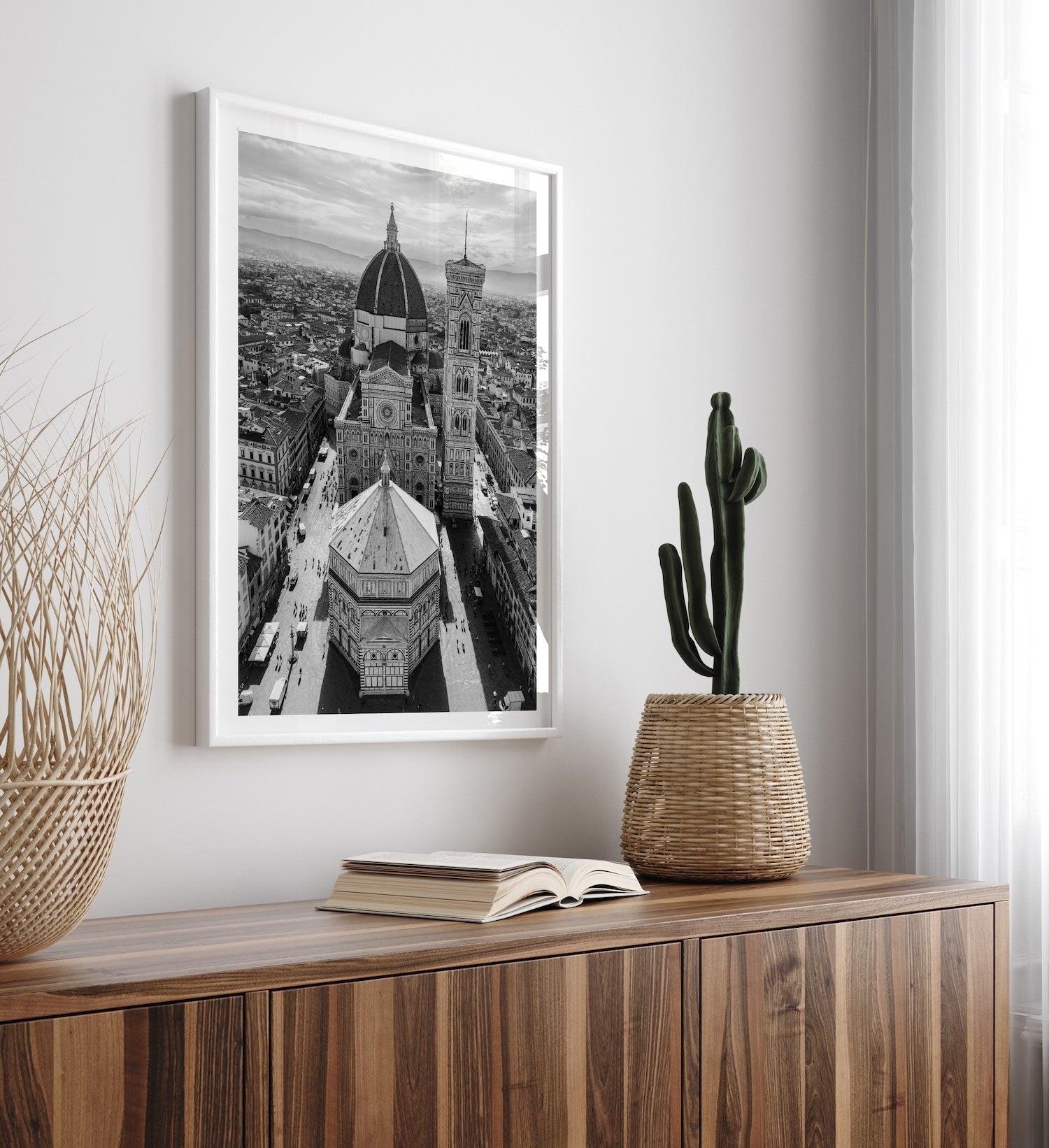 Florence In Black and White II - Peter Yan Studio Framed Photo Print Wall Art
