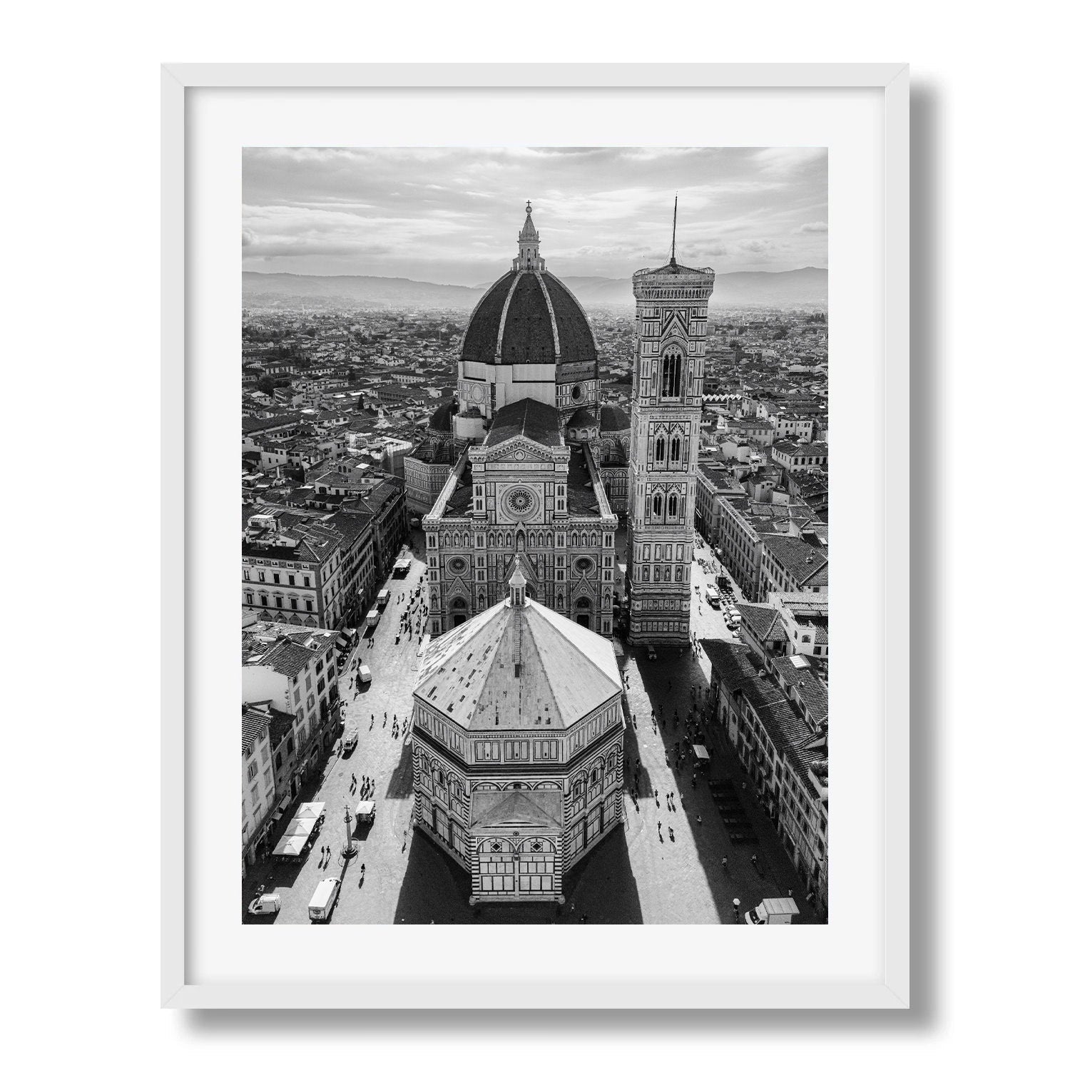 Florence In Black and White II - Peter Yan Studio Framed Photo Print Wall Art