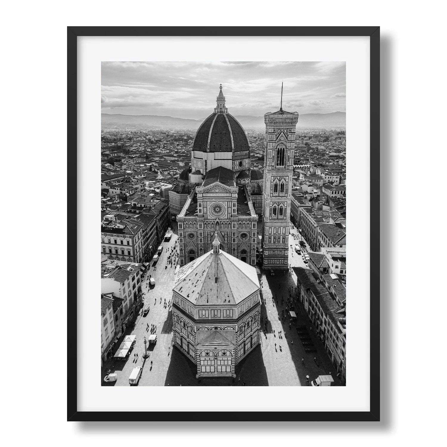 Florence In Black and White II - Peter Yan Studio Framed Photo Print Wall Art