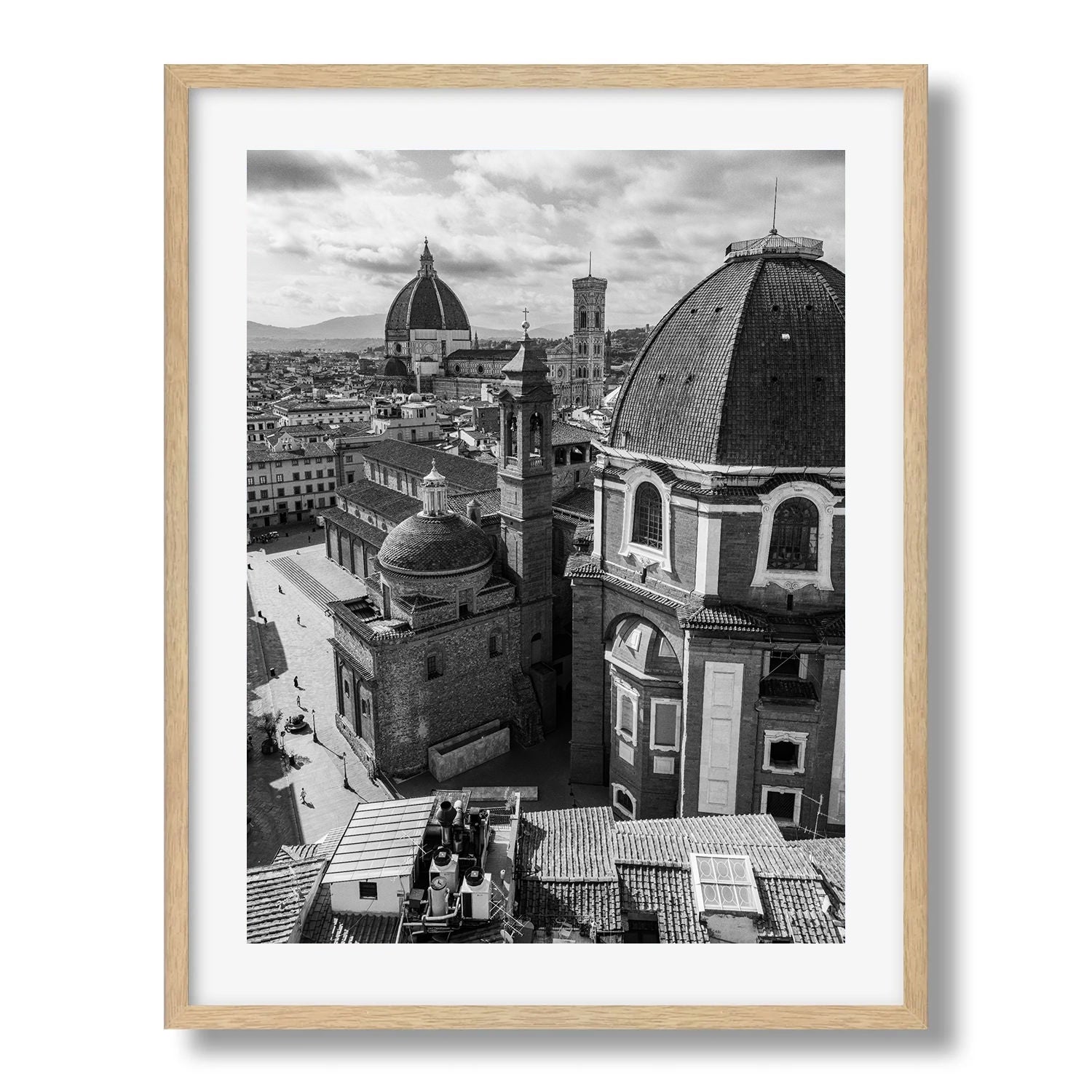 Florence In Black and White III - Peter Yan Studio Framed Photo Print Wall Art