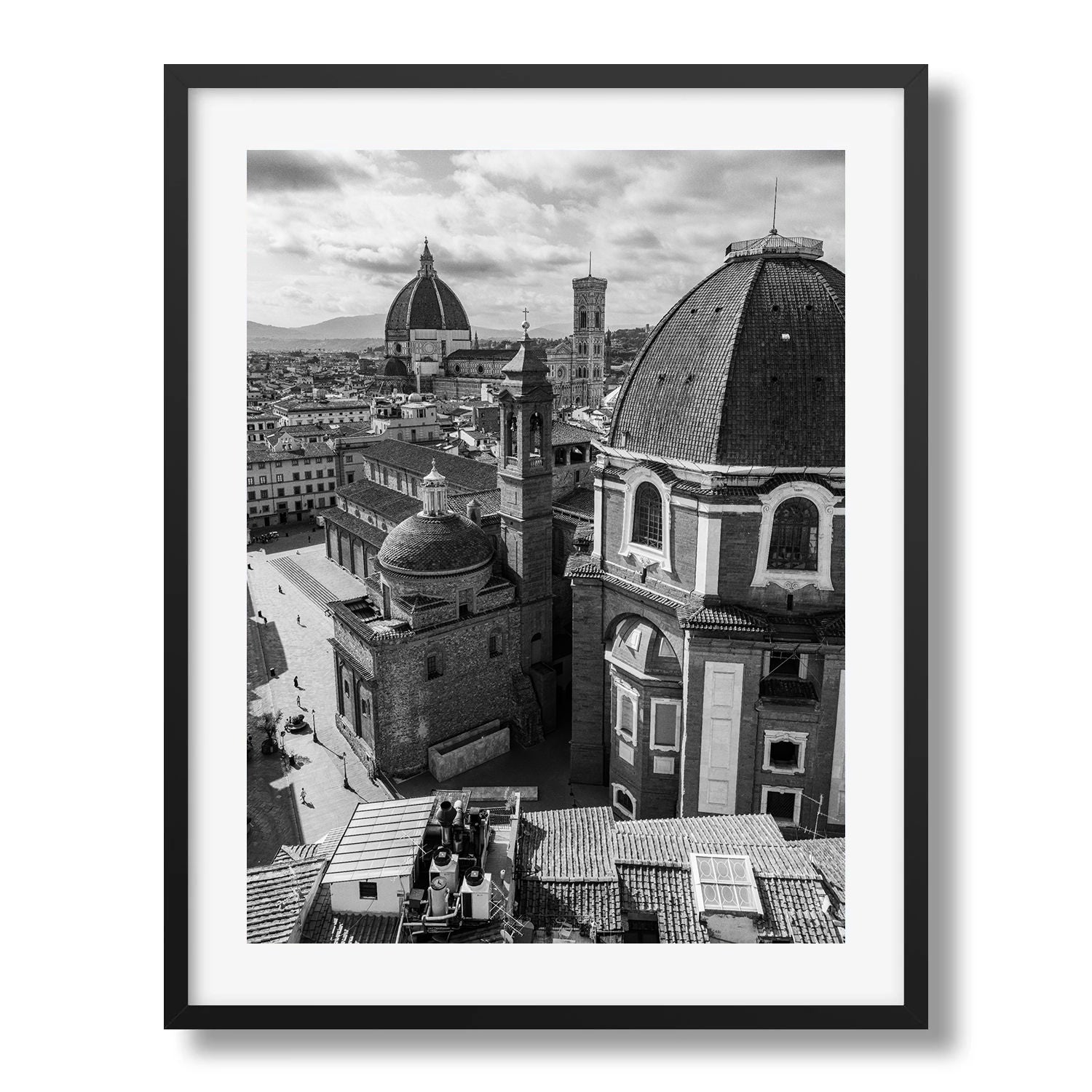 Florence In Black and White III - Peter Yan Studio Framed Photo Print Wall Art