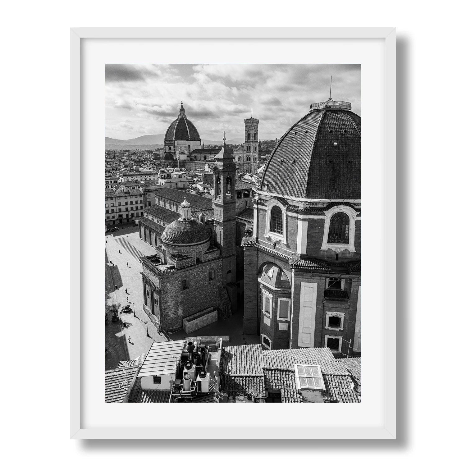 Florence In Black and White III - Peter Yan Studio Framed Photo Print Wall Art