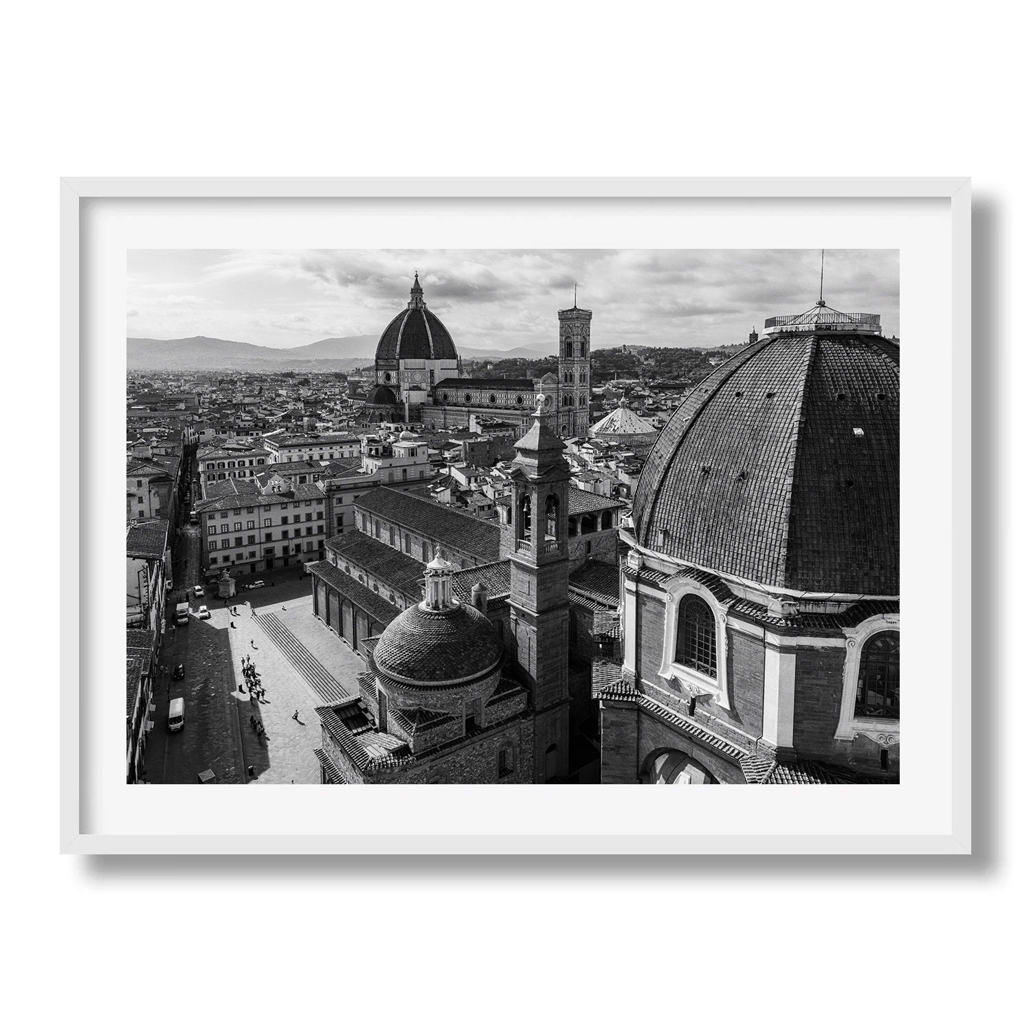 Florence In Black and White IV - Peter Yan Studio Framed Photo Print Wall Art