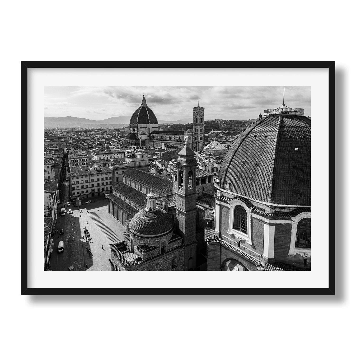 Florence In Black and White IV - Peter Yan Studio Framed Photo Print Wall Art