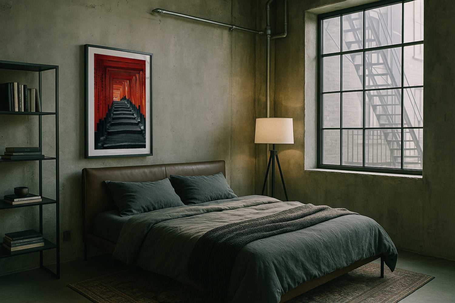 Fushimi Inari Shrine Torii Gates Framed Print - Architecture by Peter Yan Studio