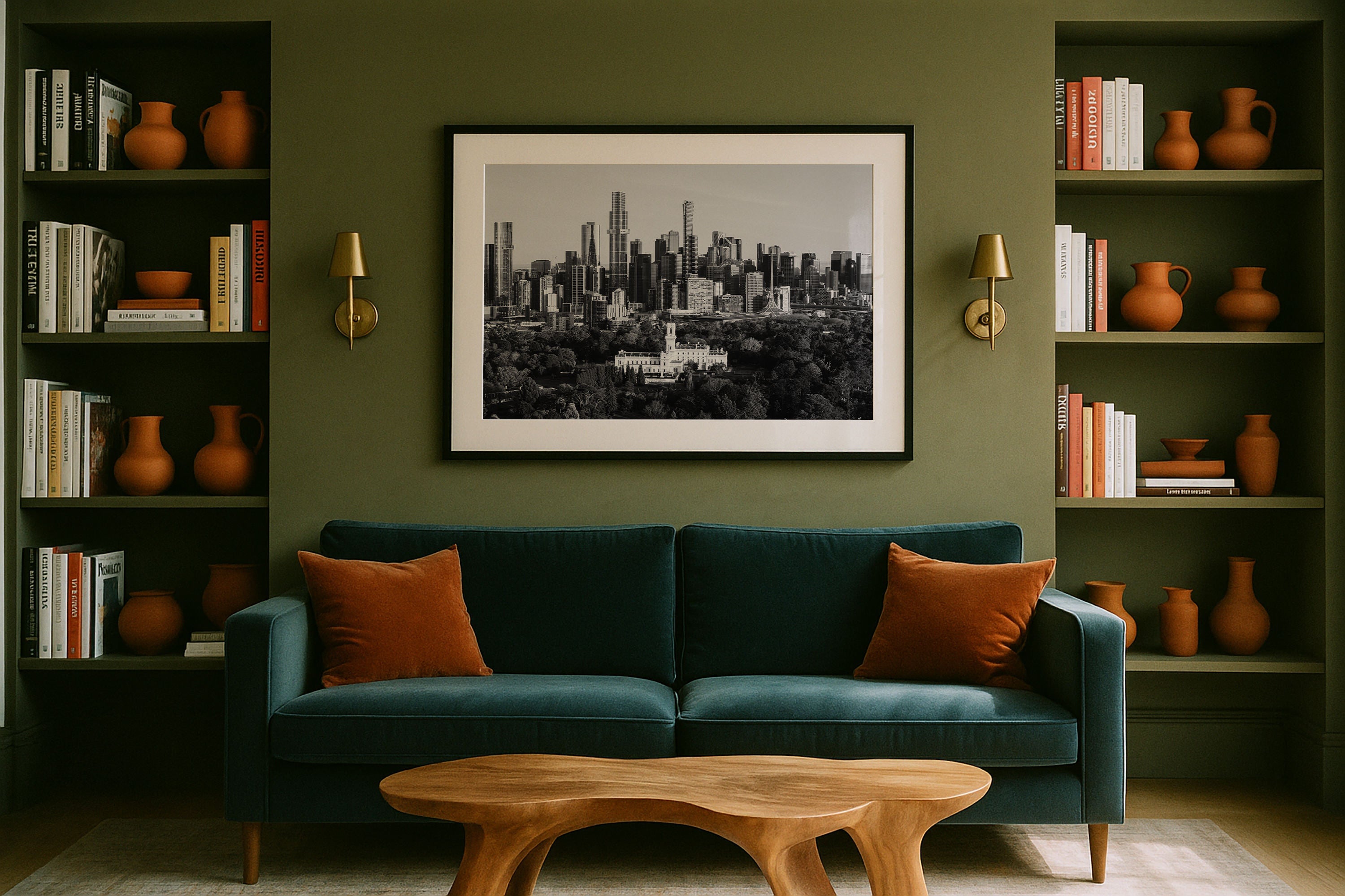 Government House Melbourne CBD Black & White Framed Print - Architecture by Peter Yan Studio