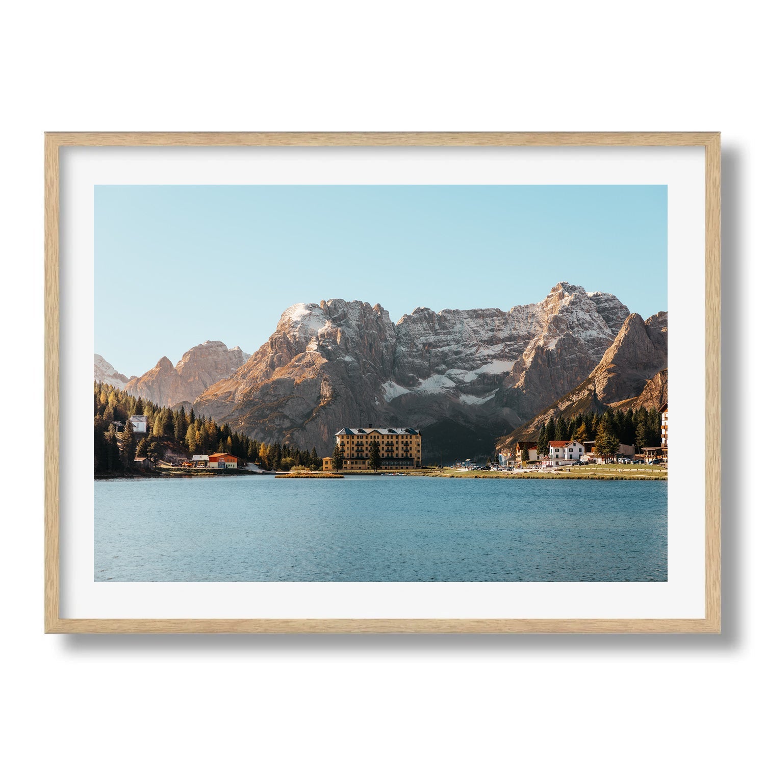 Lake Misurina II Framed Print - Dolomites by Peter Yan Studio