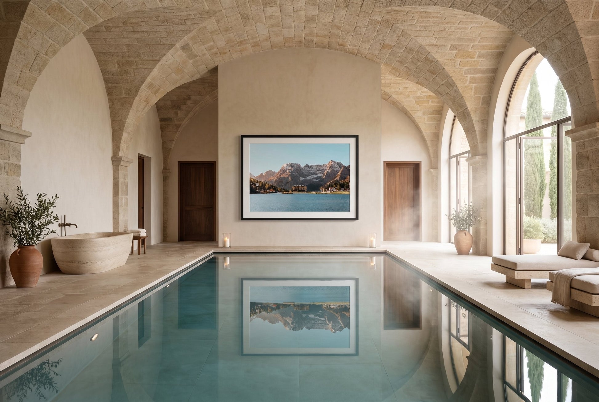 Lake Misurina II Framed Print - Dolomites by Peter Yan Studio