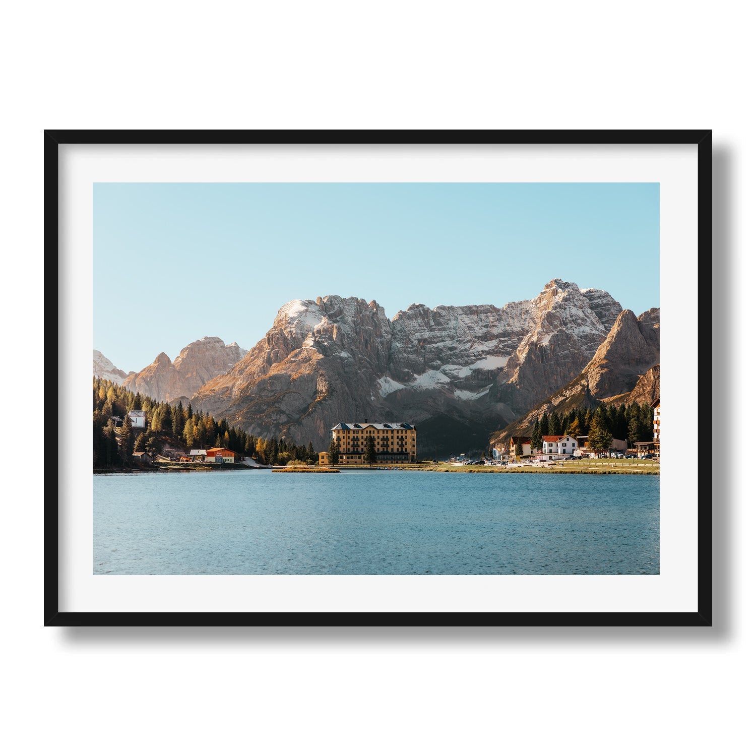Lake Misurina II Framed Print - Dolomites by Peter Yan Studio