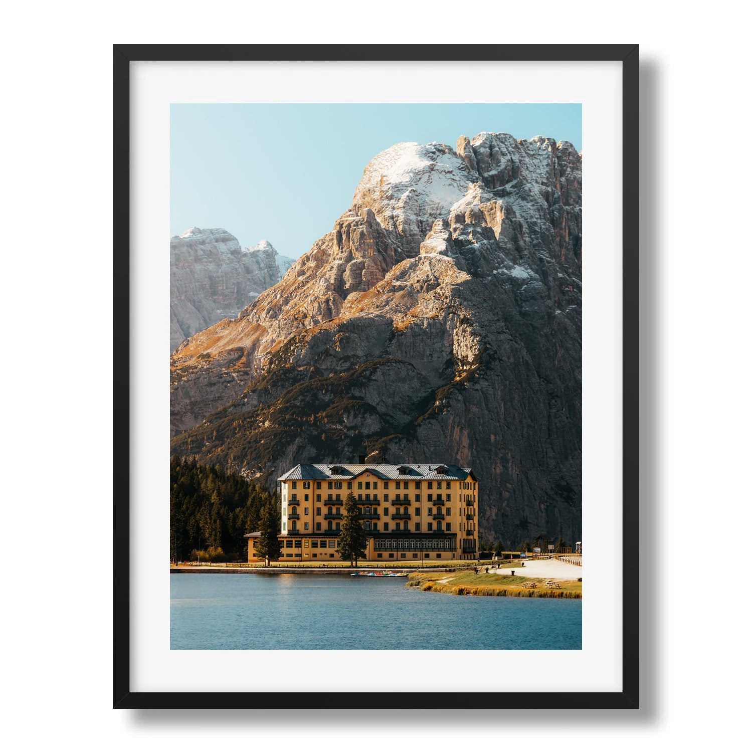 Lake Misurina Framed Print - Dolomites by Peter Yan Studio