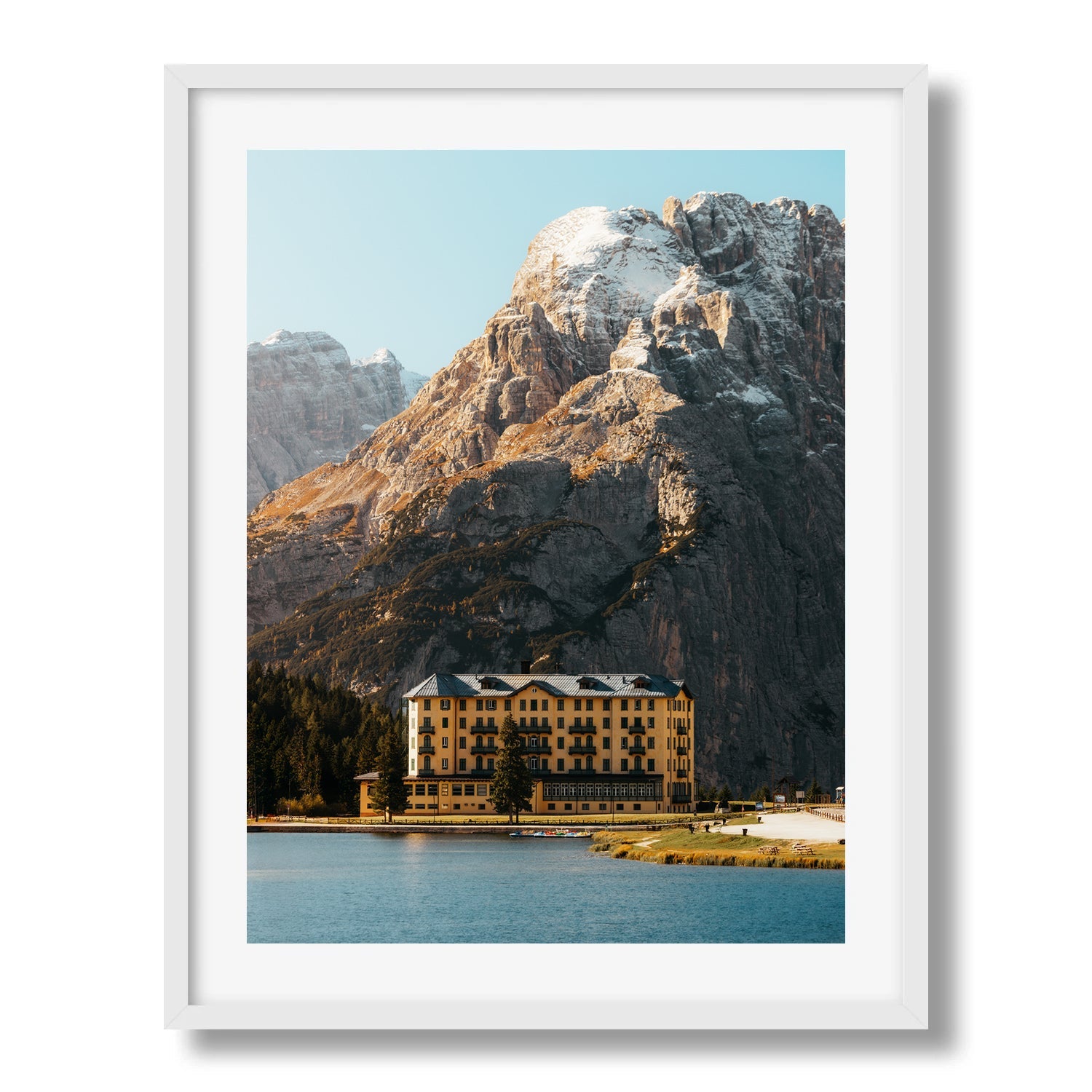 Lake Misurina Framed Print - Dolomites by Peter Yan Studio