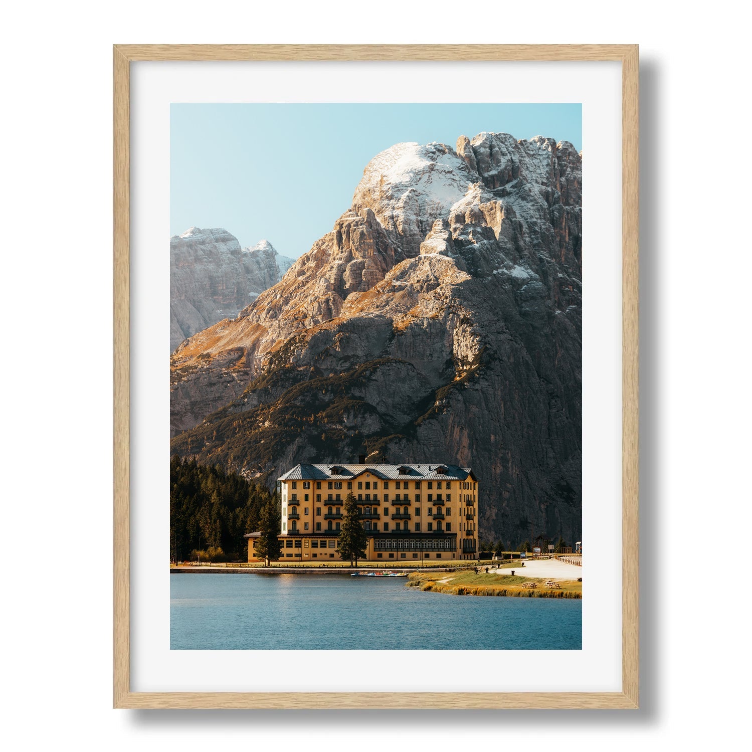 Lake Misurina Framed Print - Dolomites by Peter Yan Studio