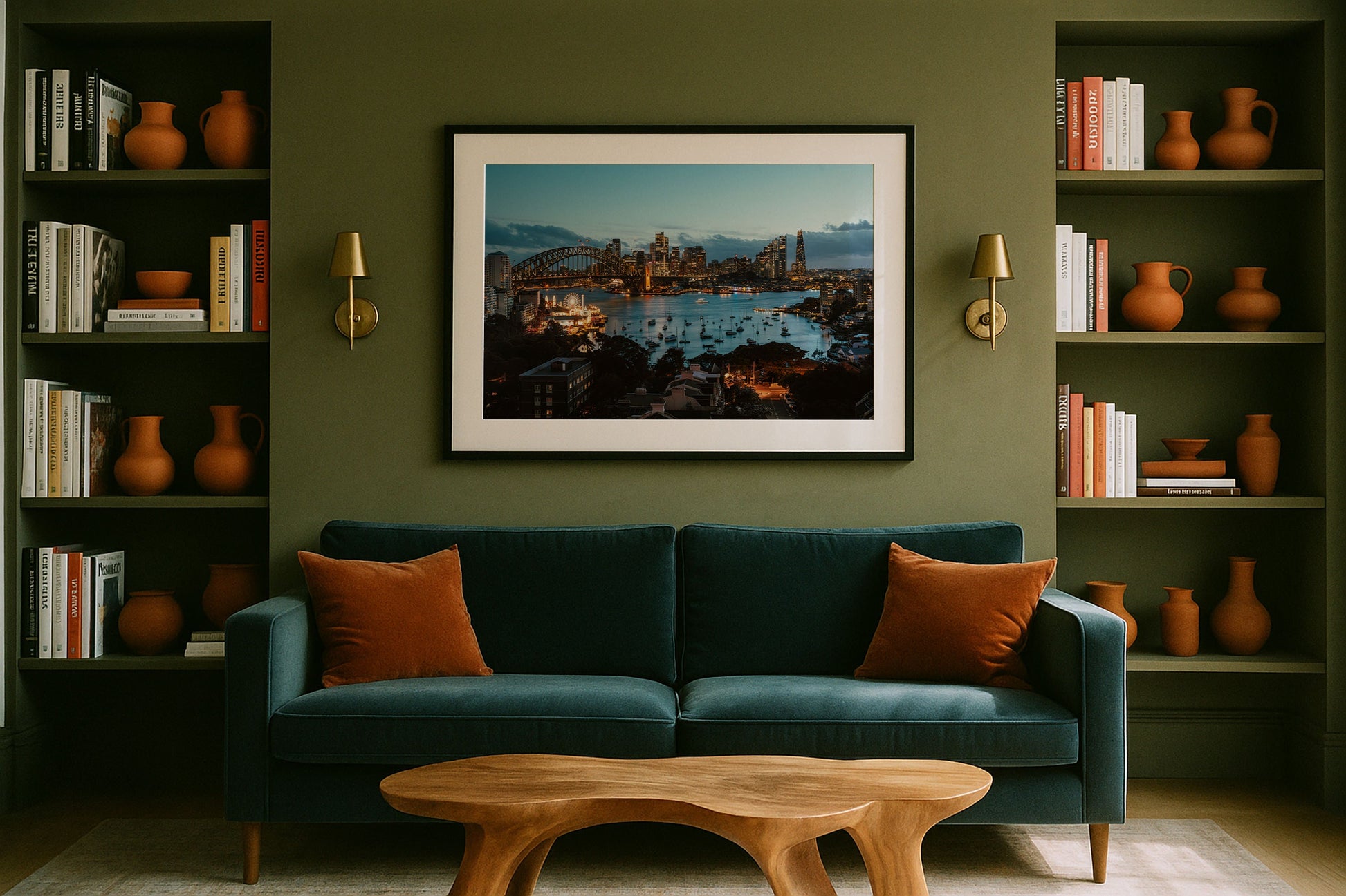 Lavender Bay Sydney Blue Hour II Framed Print - Architecture by Peter Yan Studio