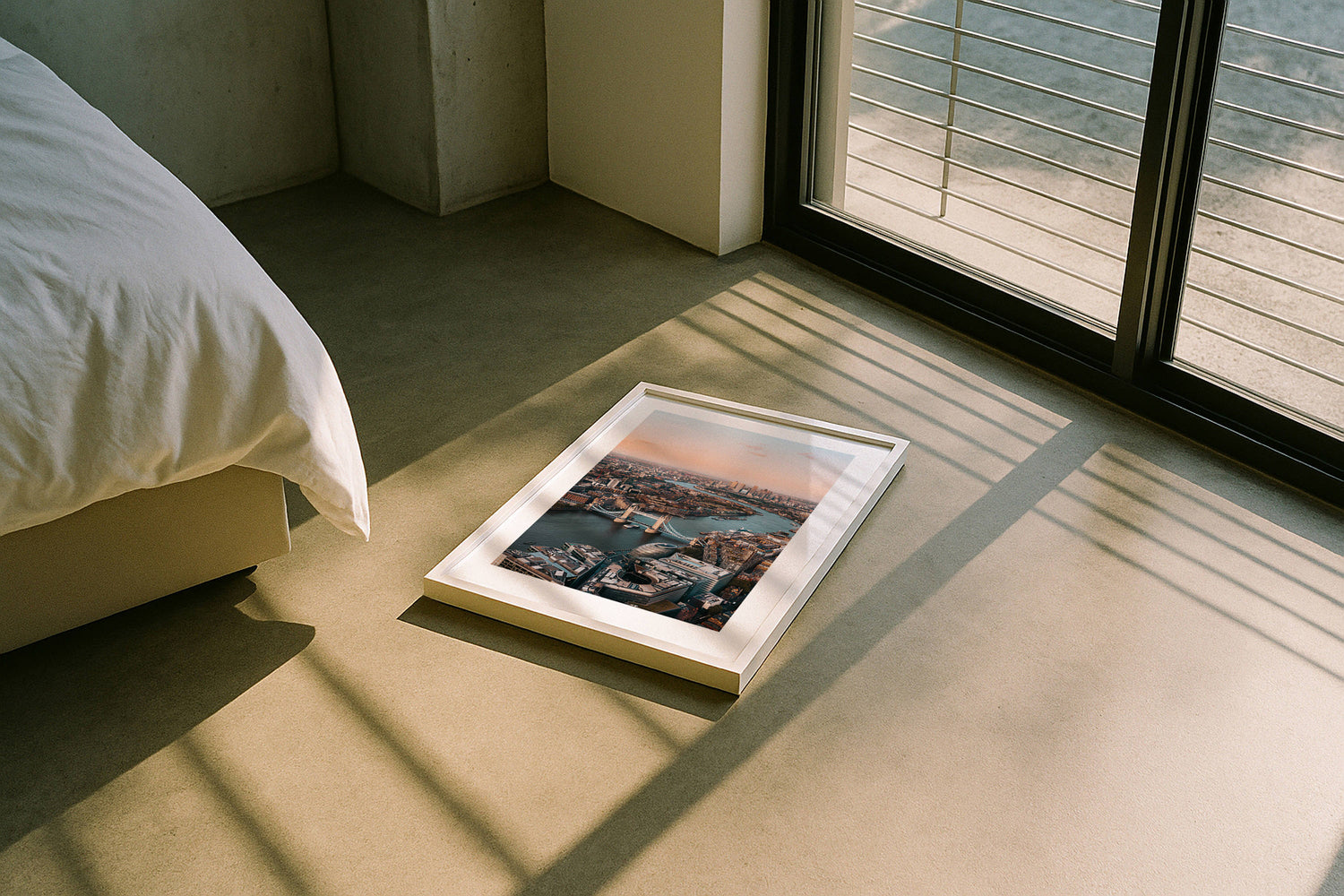 London Sunset Framed Print - Architecture by Peter Yan Studio