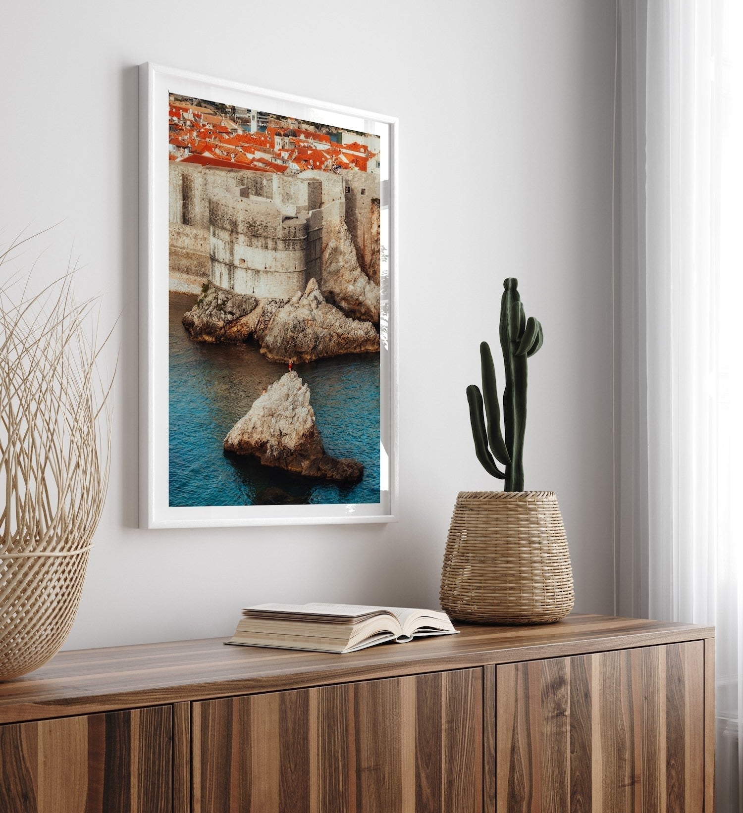 Majestic Walls of Dubrovnik - Peter Yan Studio Framed Photo Print Wall Art