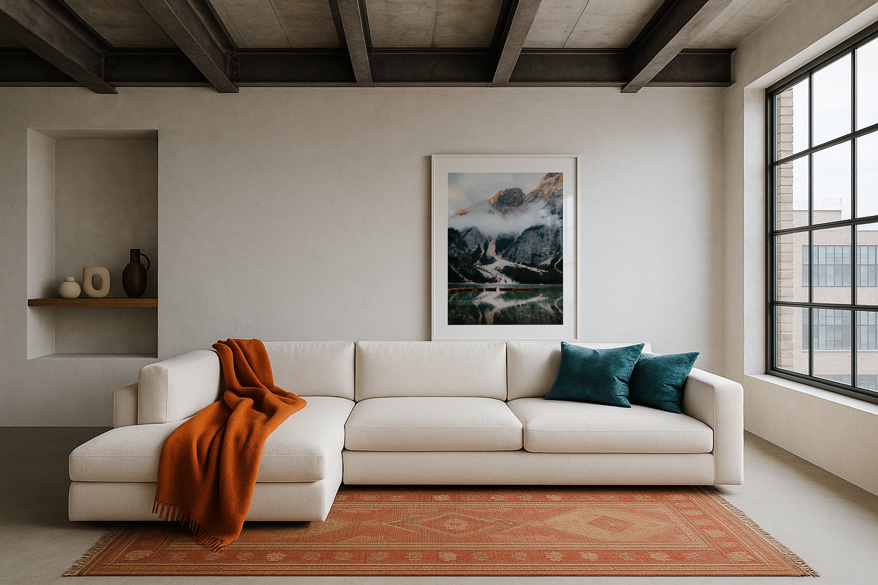 Morning Mist Dolomites Framed Print - Dolomites by Peter Yan Studio