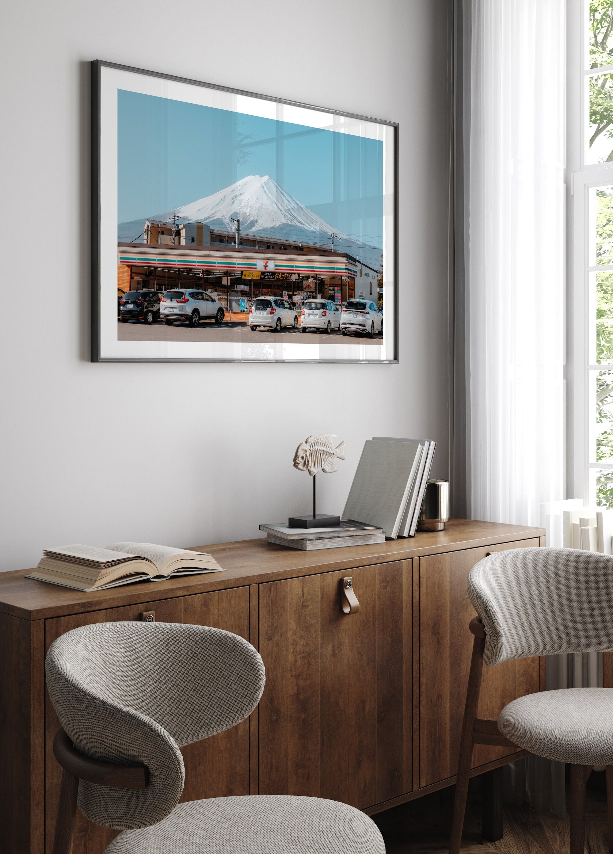 Mt Fuji 7 - 11 - Peter Yan Studio Framed Photo Print Wall Art