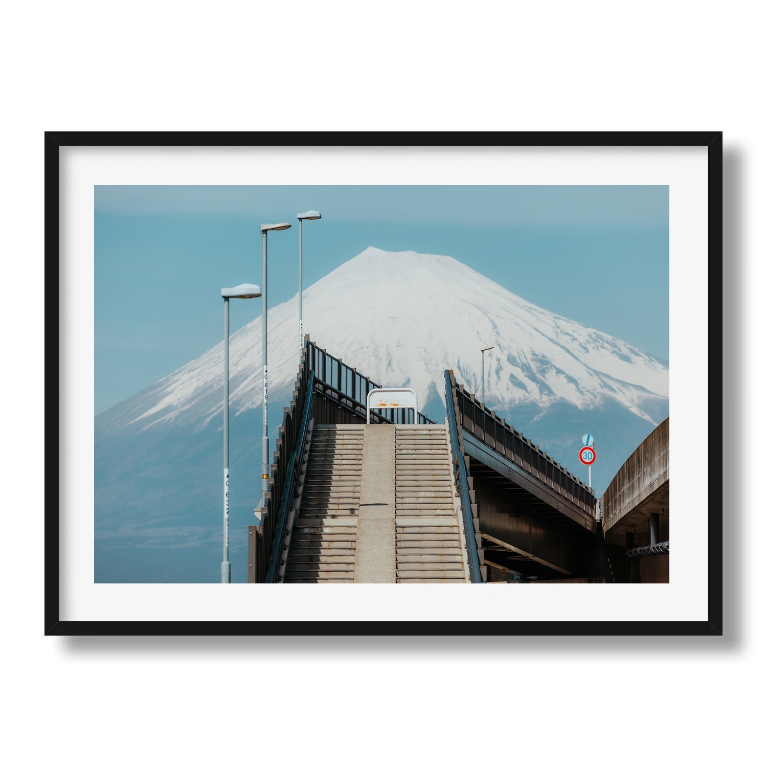 Mt Fuji Highway Framed Print - Architecture by Peter Yan Studio