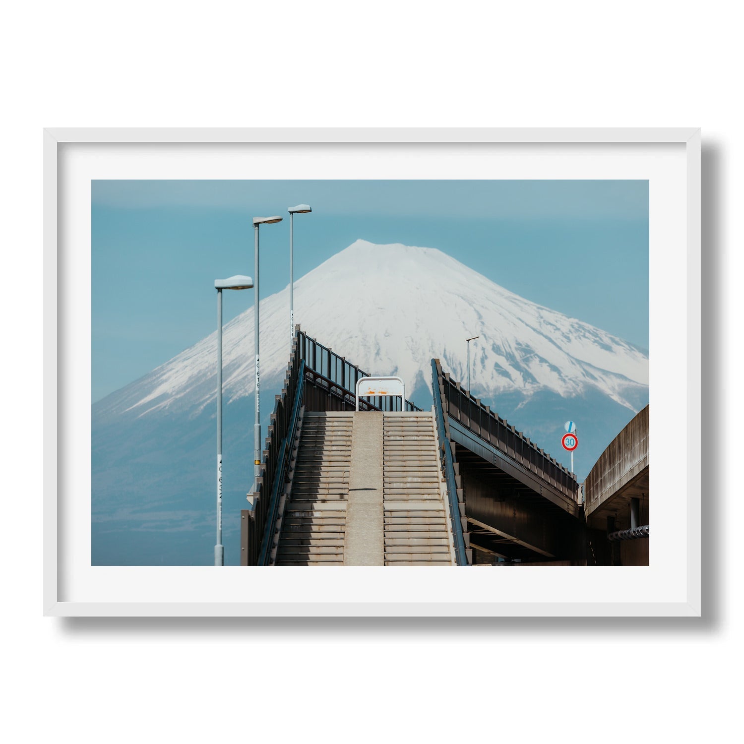 Mt Fuji Highway - Peter Yan Studio Framed Photo Print Wall Art
