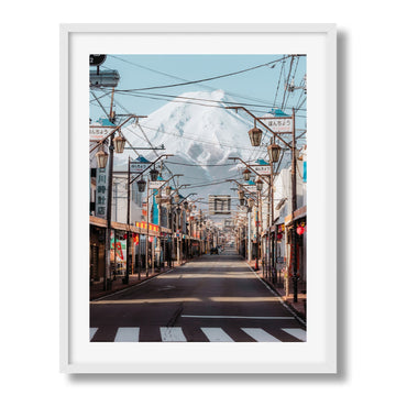 Mt Fuji Honcho Street II - Peter Yan Studio Framed Photo Print Wall Art