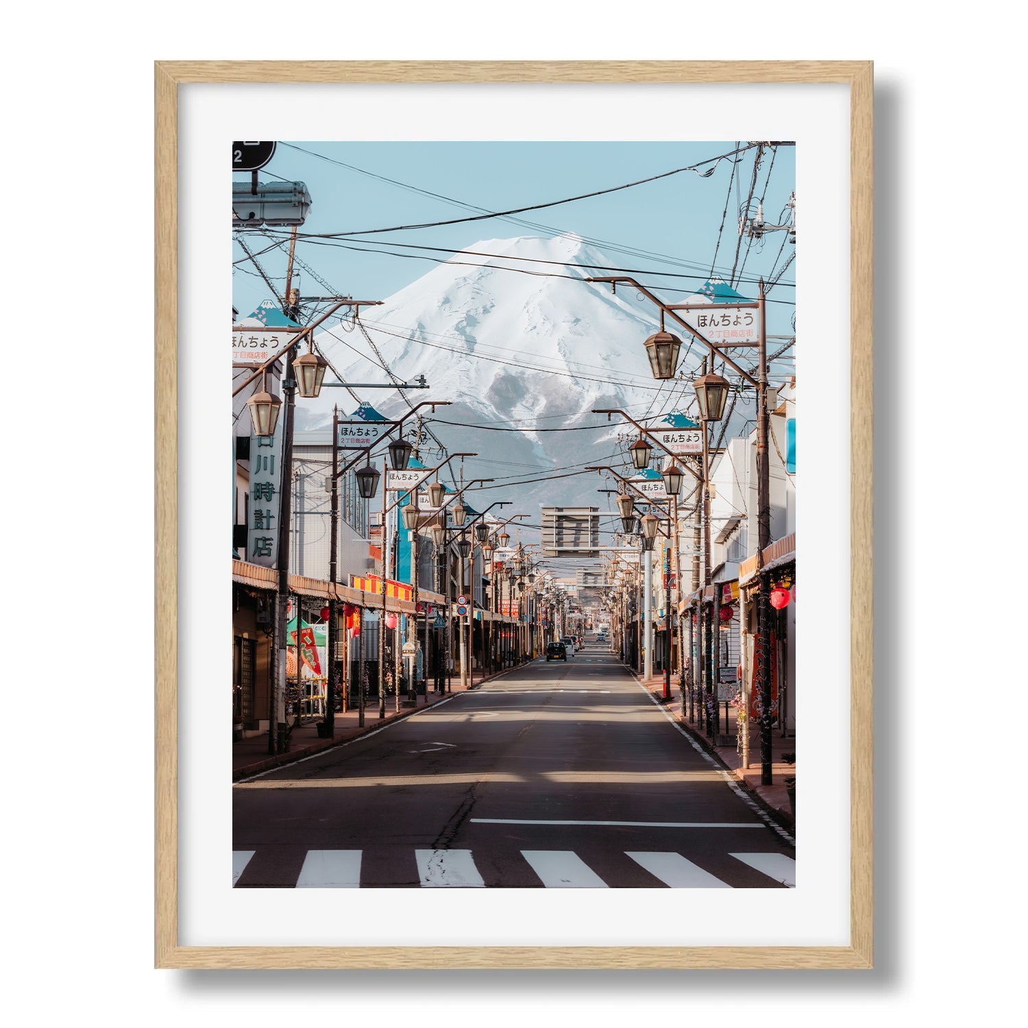 Mt Fuji Honcho Street II Framed Print - Architecture by Peter Yan Studio