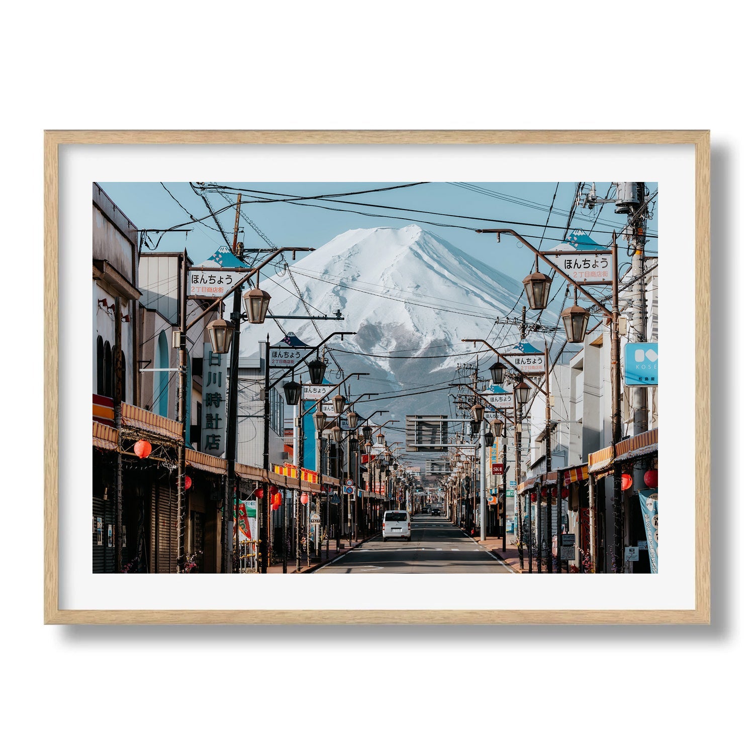 Mt Fuji Honcho Street - Peter Yan Studio Framed Photo Print Wall Art