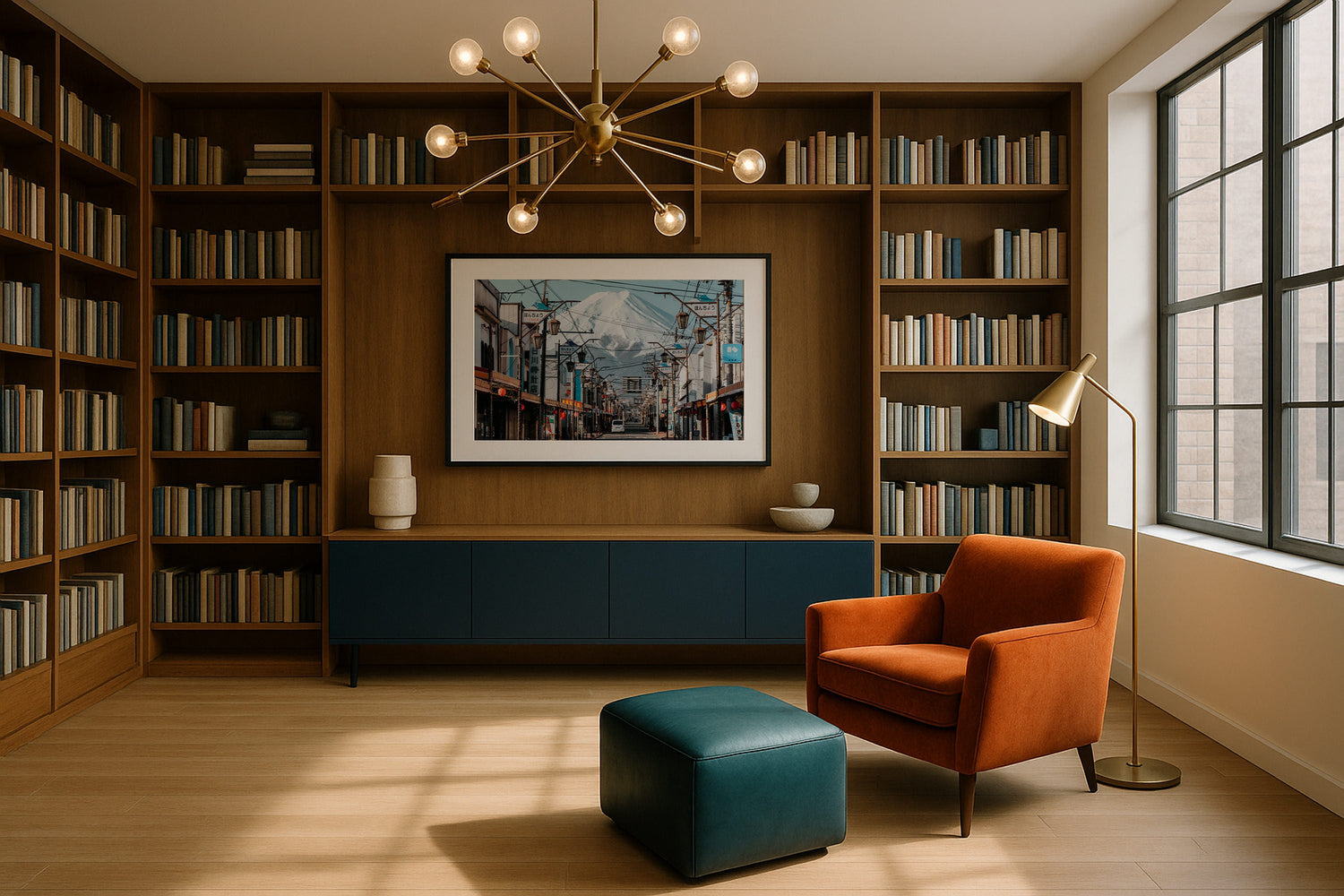 Mt Fuji Honcho Street Framed Print - Architecture by Peter Yan Studio