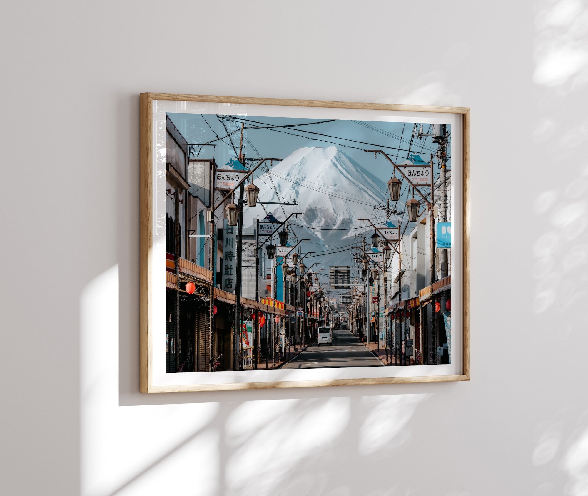 Mt Fuji Honcho Street - Peter Yan Studio Framed Photo Print Wall Art