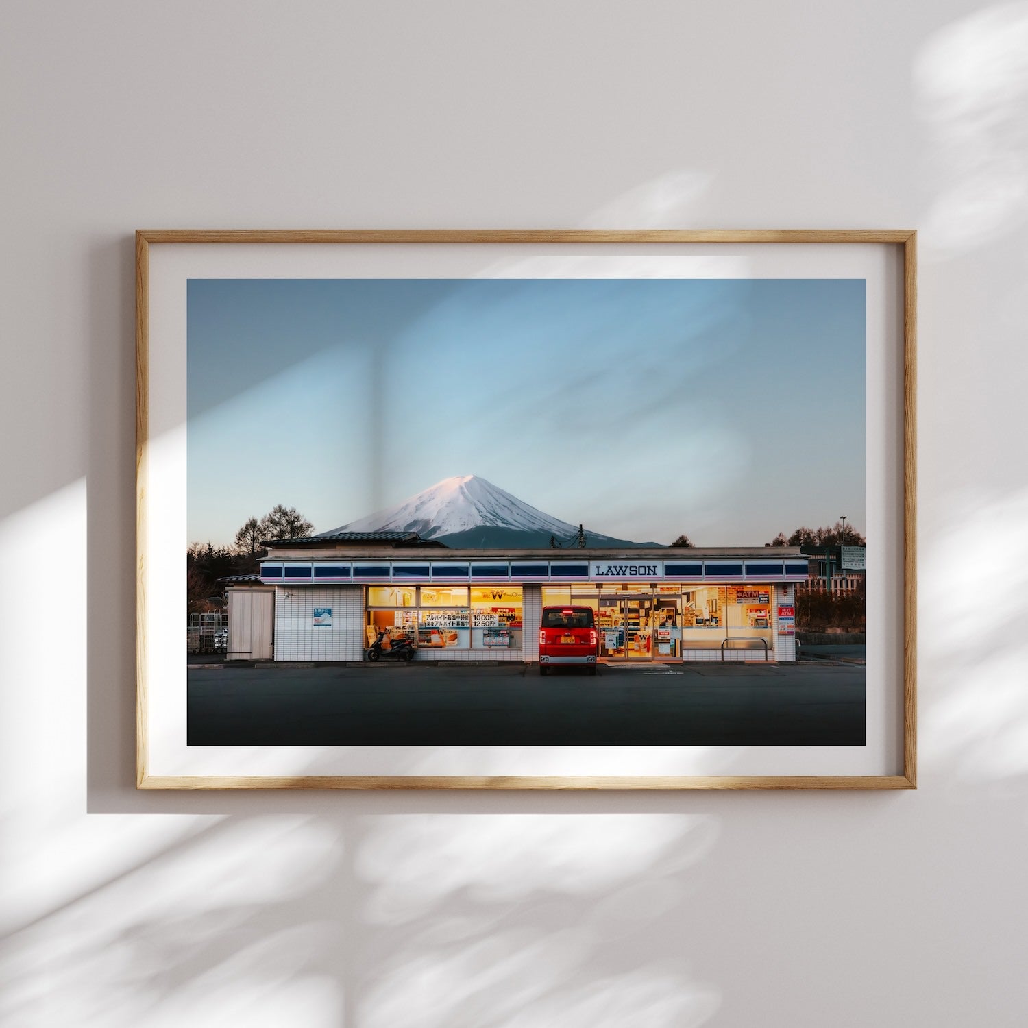 Mt Fuji Lawson Blue Hour - Peter Yan Studio Framed Photo Print Wall Art
