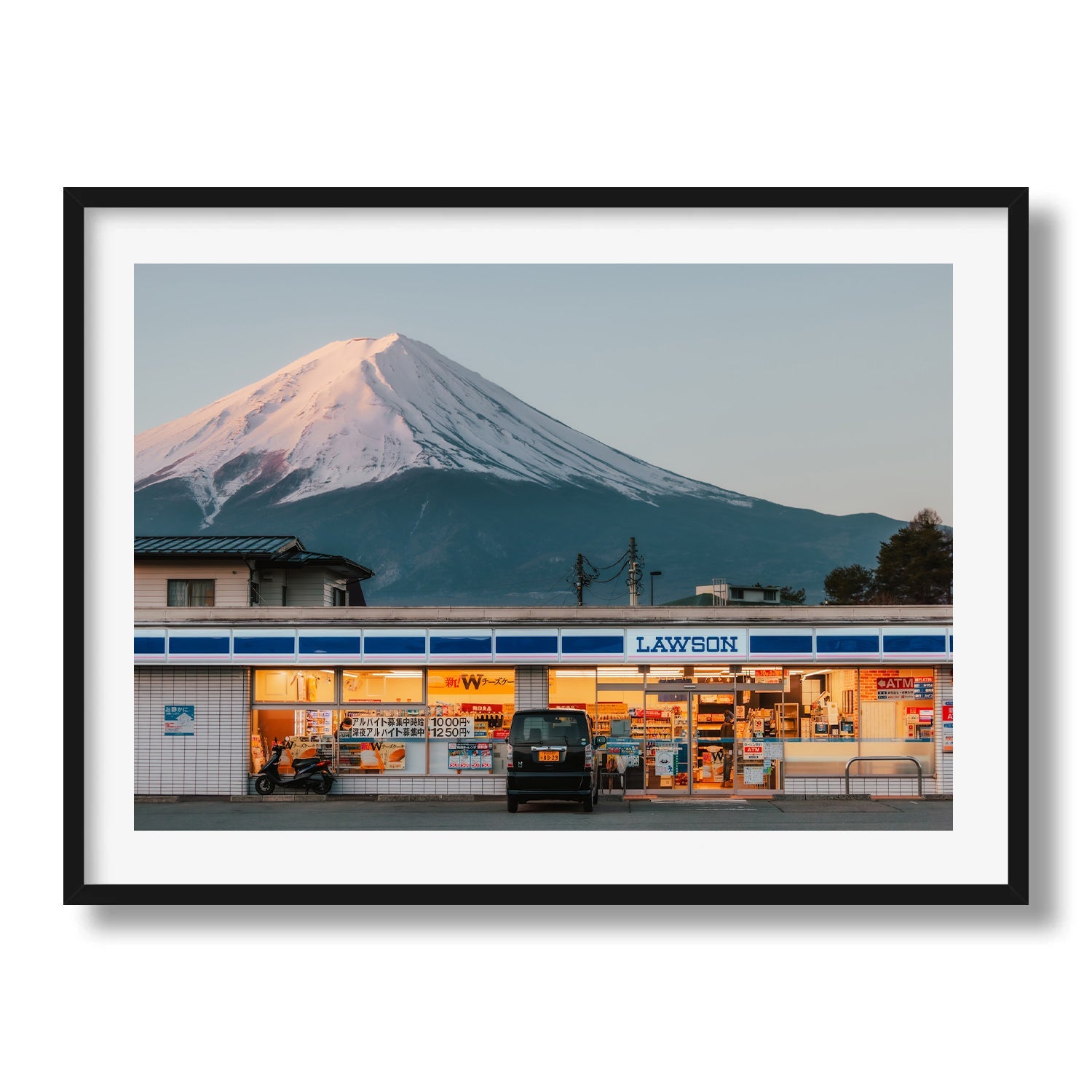 Mt Fuji Lawson Sunrise - Peter Yan Studio Framed Photo Print Wall Art