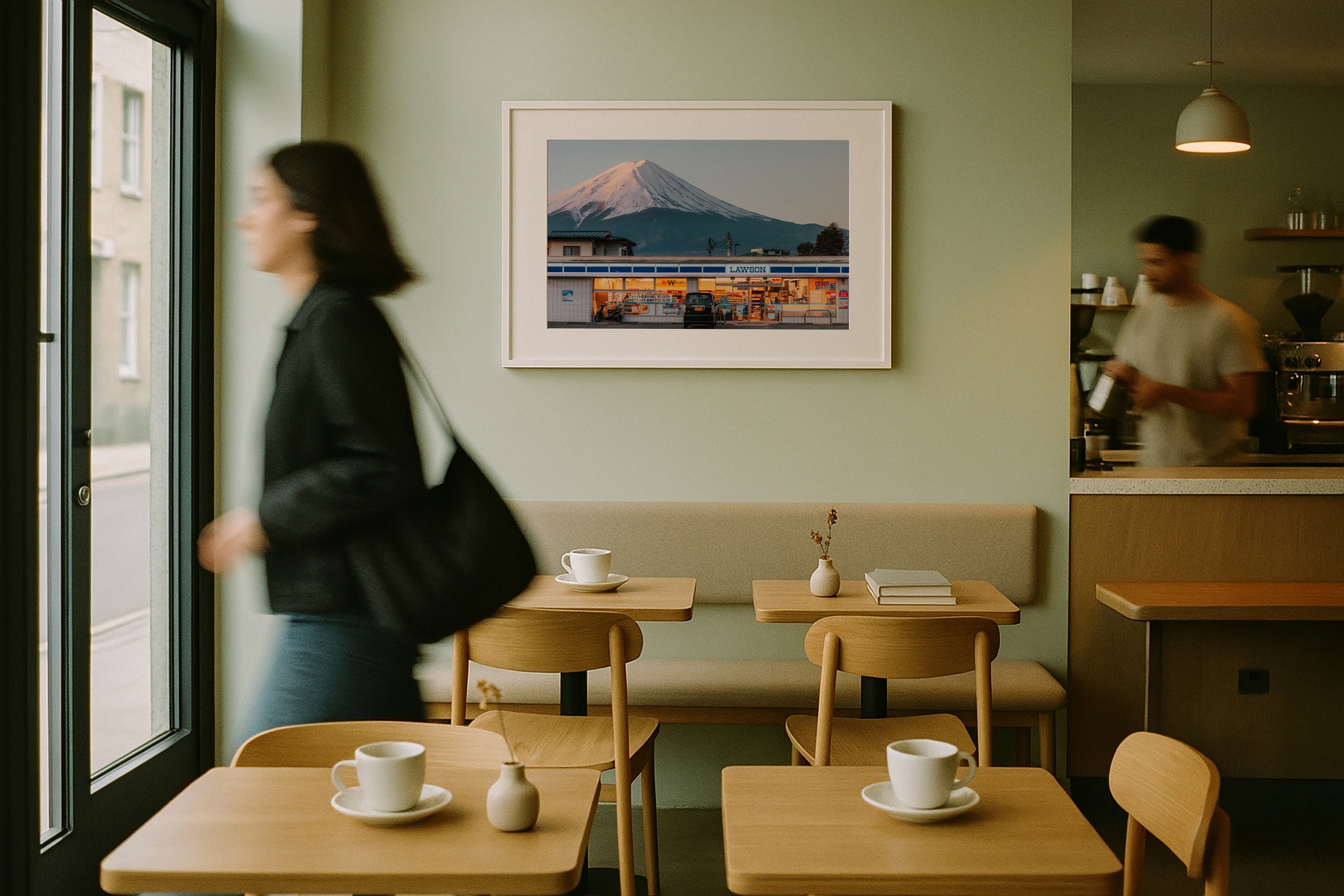 Mt Fuji Lawson Sunrise Framed Print - Architecture by Peter Yan Studio