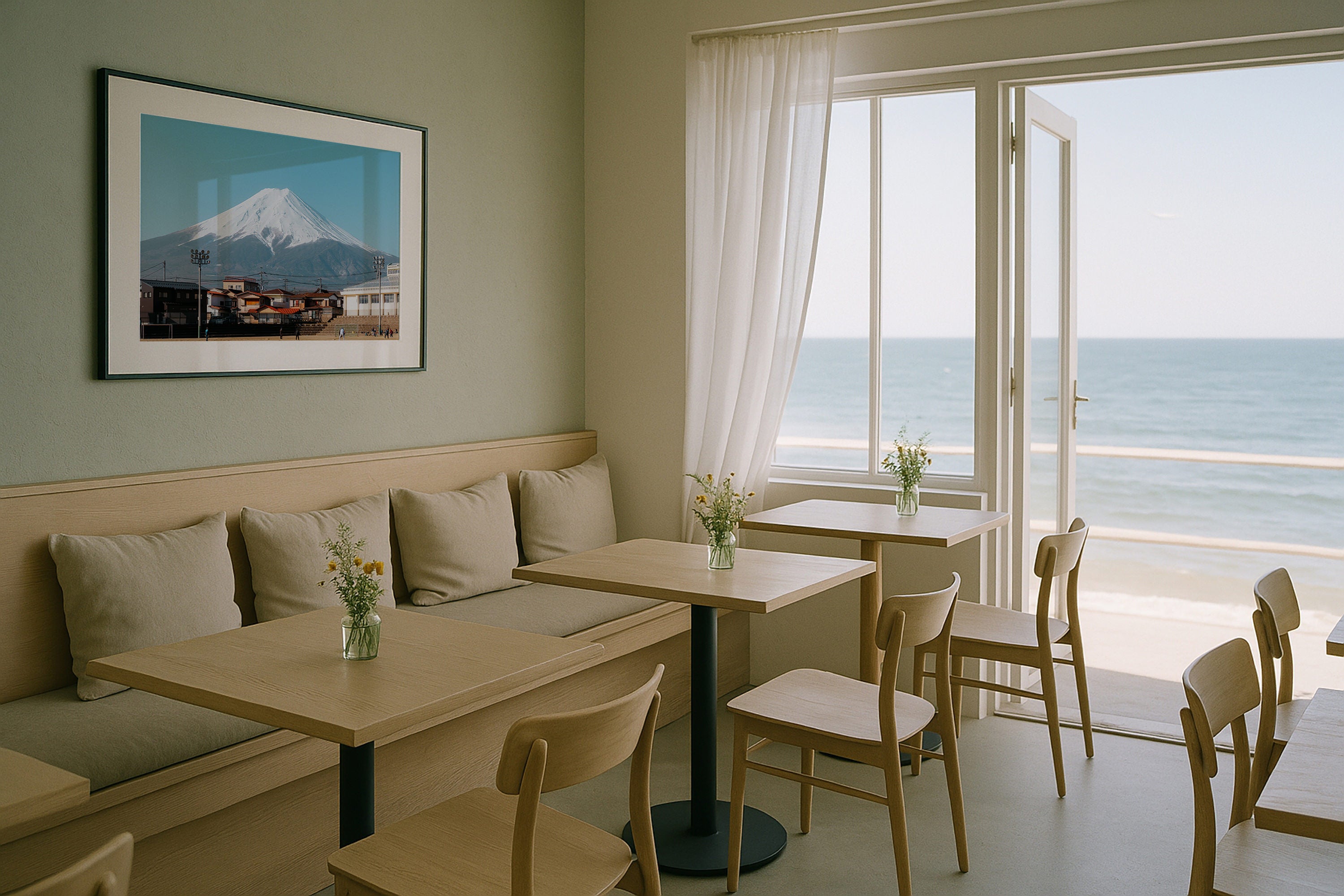 Mt Fuji Playground Framed Print - Architecture by Peter Yan Studio