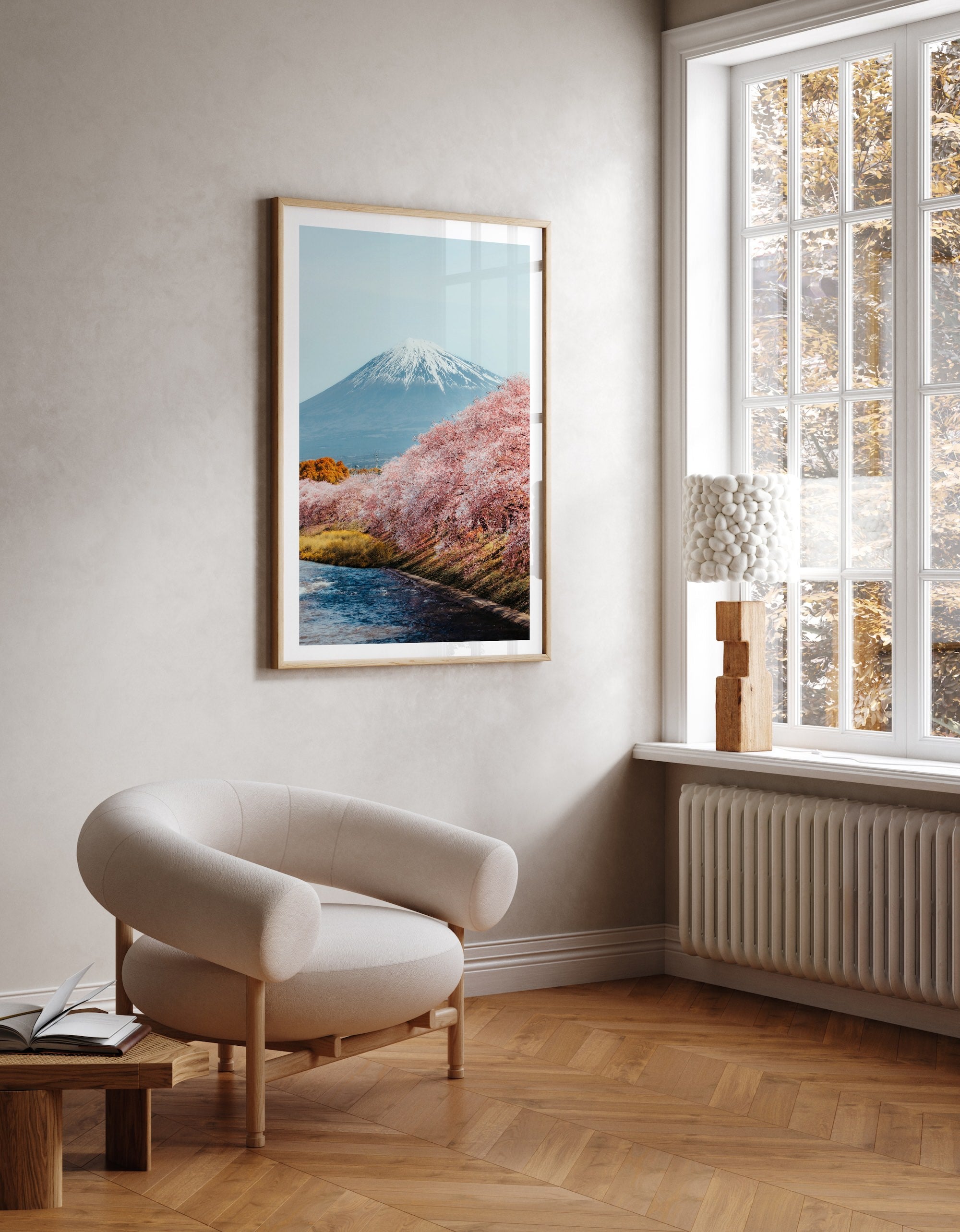 Mt Fuji Sakura II - Peter Yan Studio Framed Photo Print Wall Art