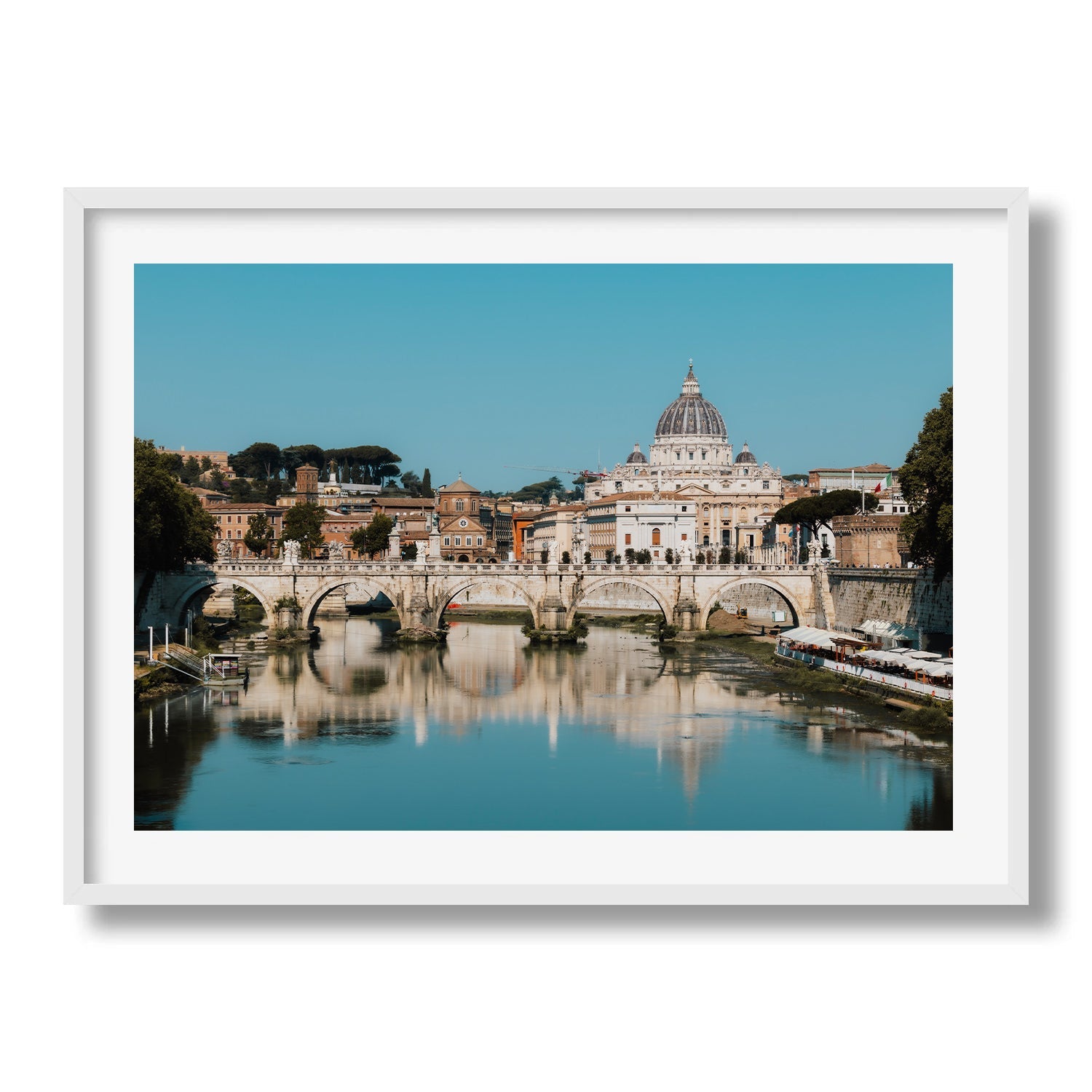 Reflections of Vatican City Framed Print - Architecture by Peter Yan Studio