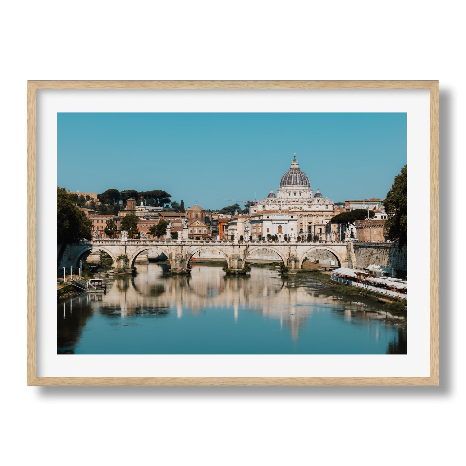 Reflections of Vatican City Framed Print - Architecture by Peter Yan Studio