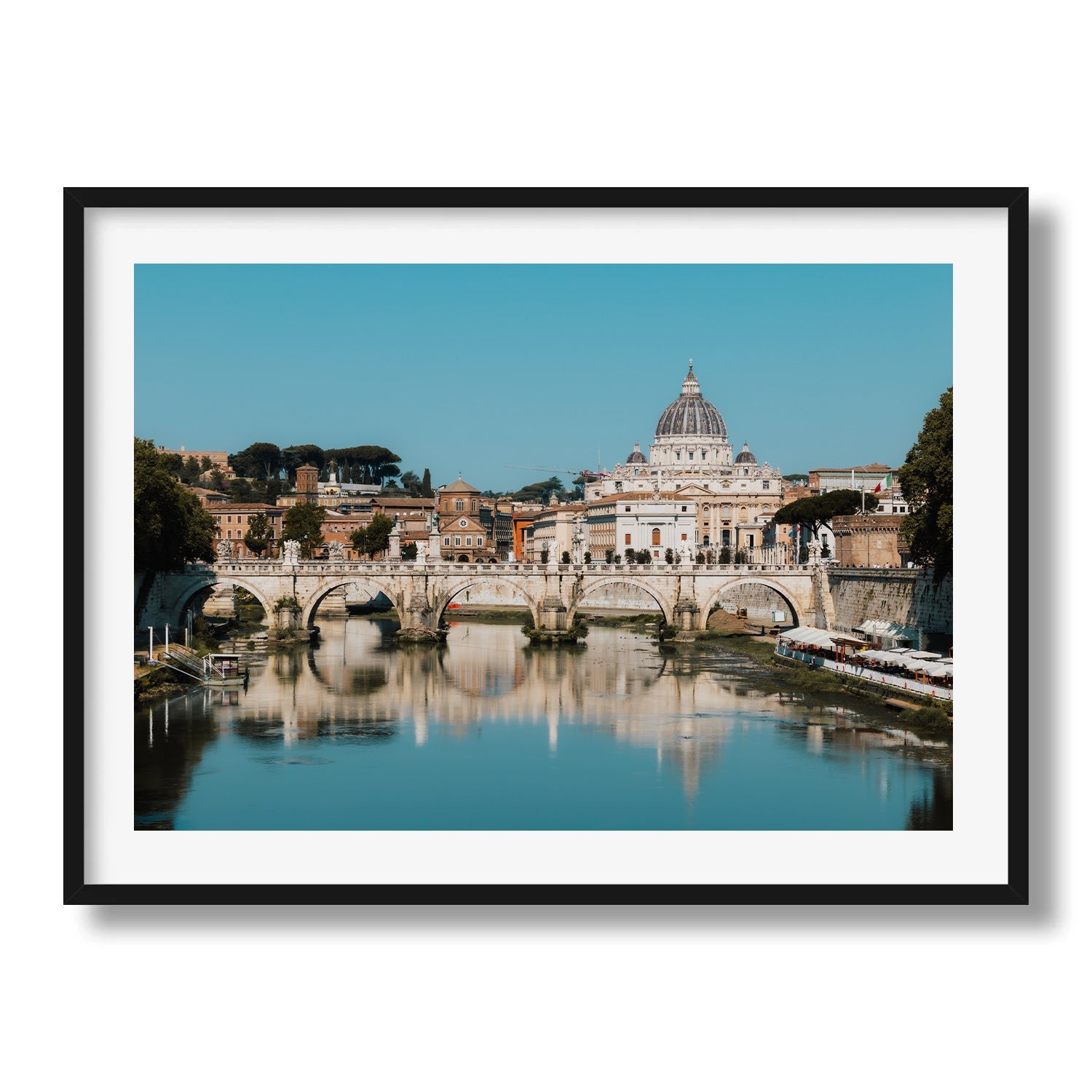 Reflections of Vatican City Framed Print - Architecture by Peter Yan Studio