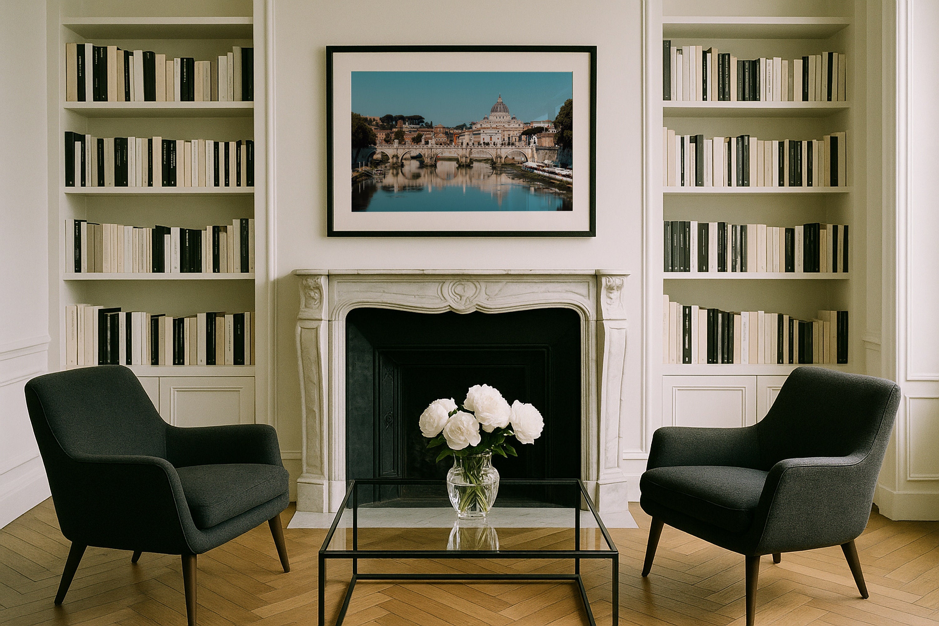 Reflections of Vatican City Framed Print - Architecture by Peter Yan Studio