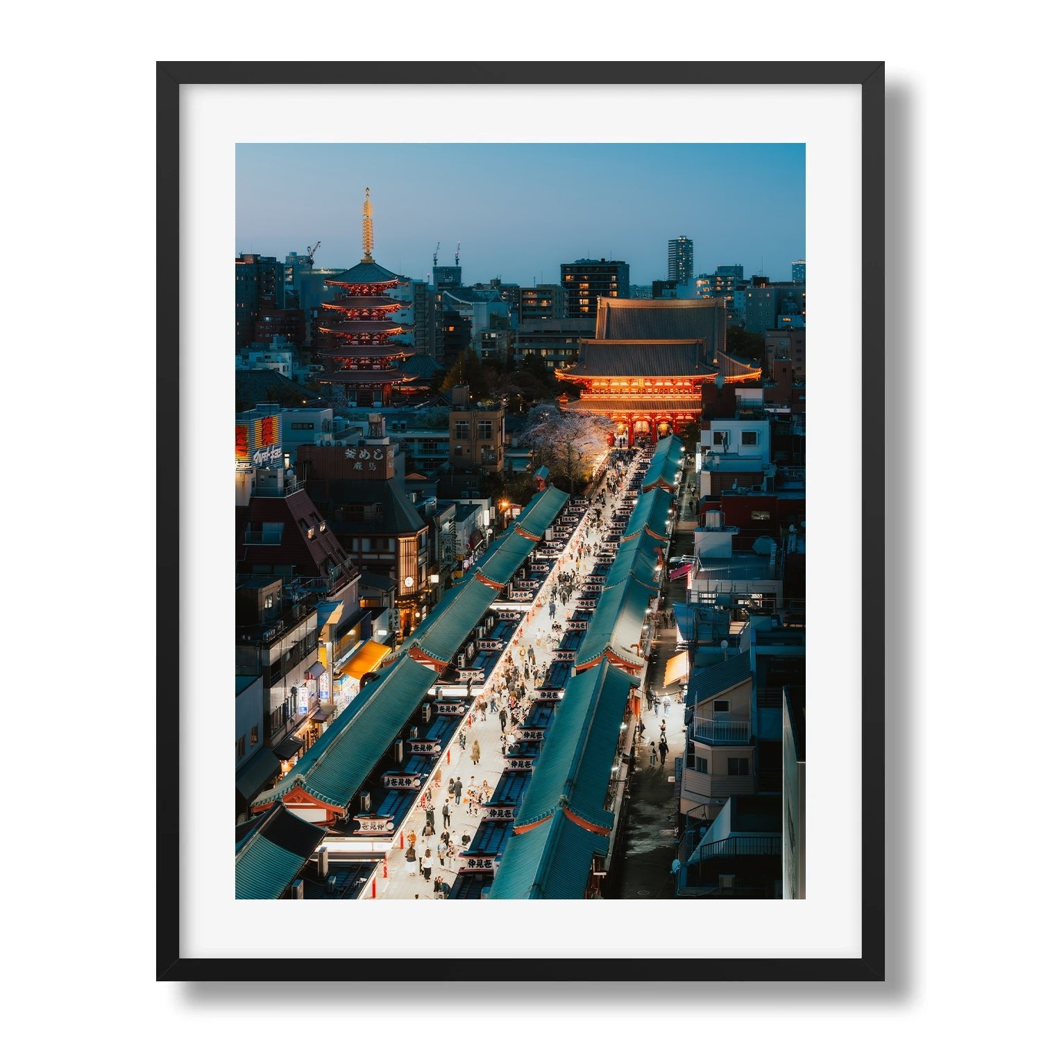 Sensō - ji Temple Tokyo - Peter Yan Studio Framed Photo Print Wall Art
