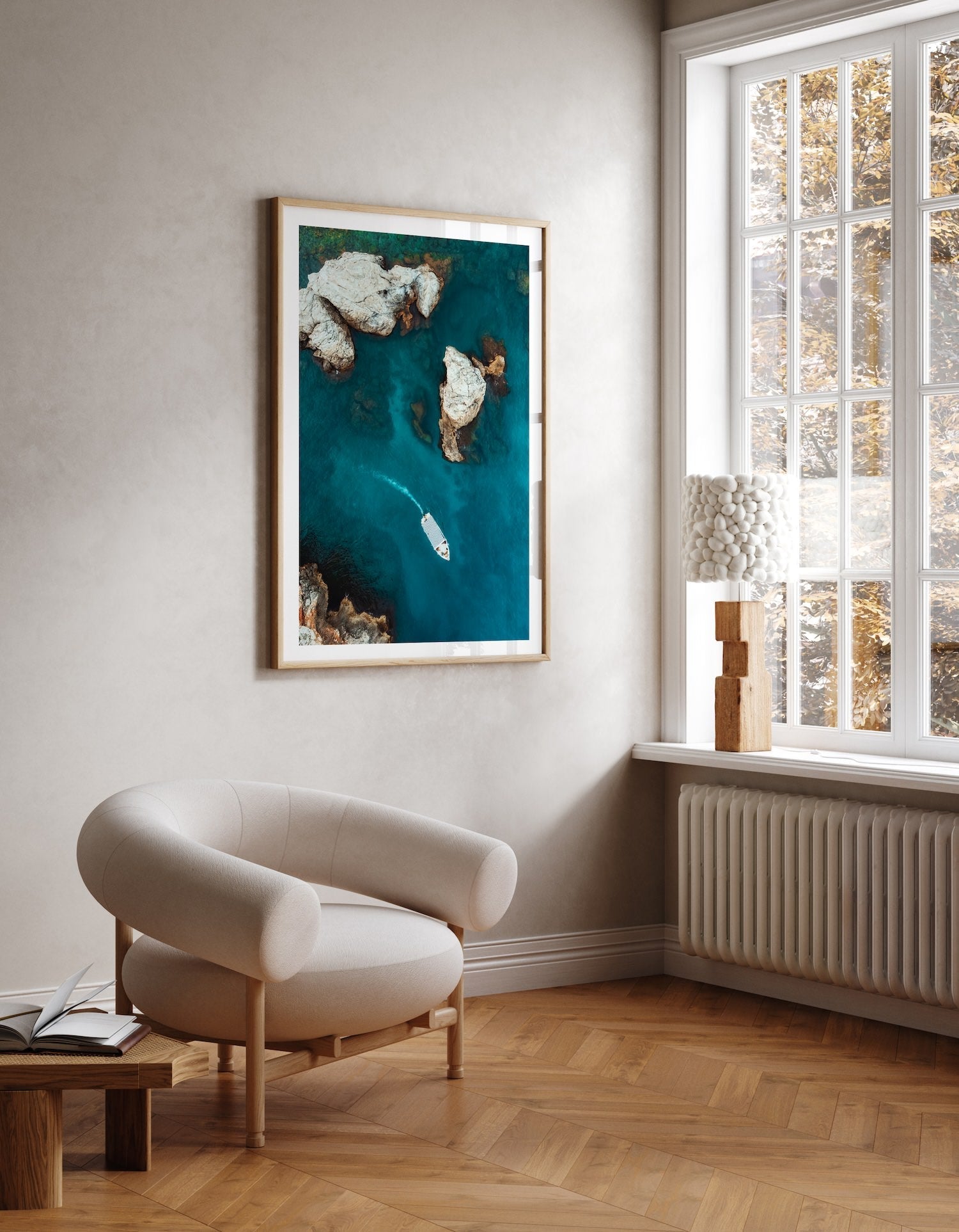 Serenity in the Croatian Waters - Peter Yan Studio Framed Photo Print Wall Art