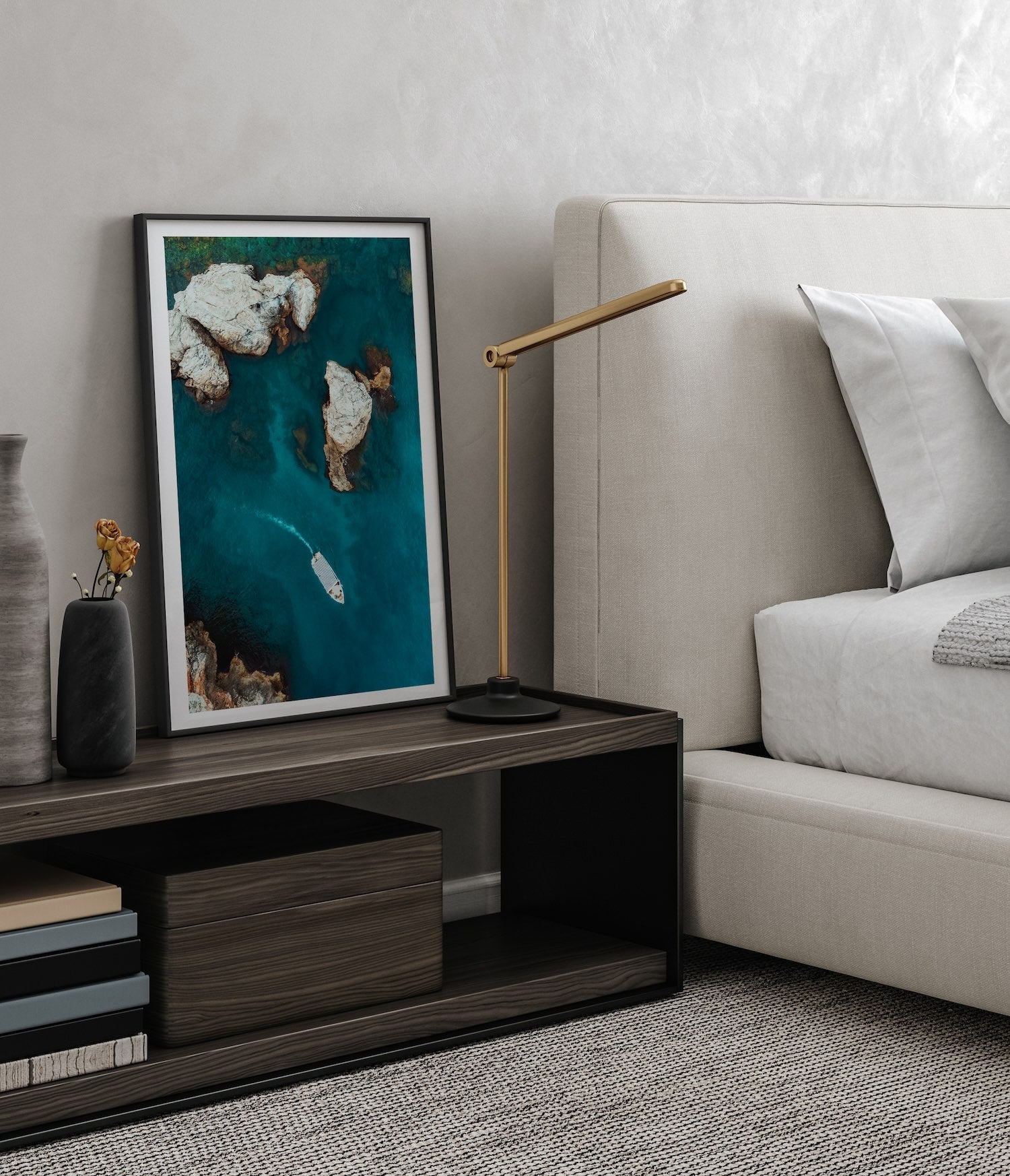 Serenity in the Croatian Waters - Peter Yan Studio Framed Photo Print Wall Art