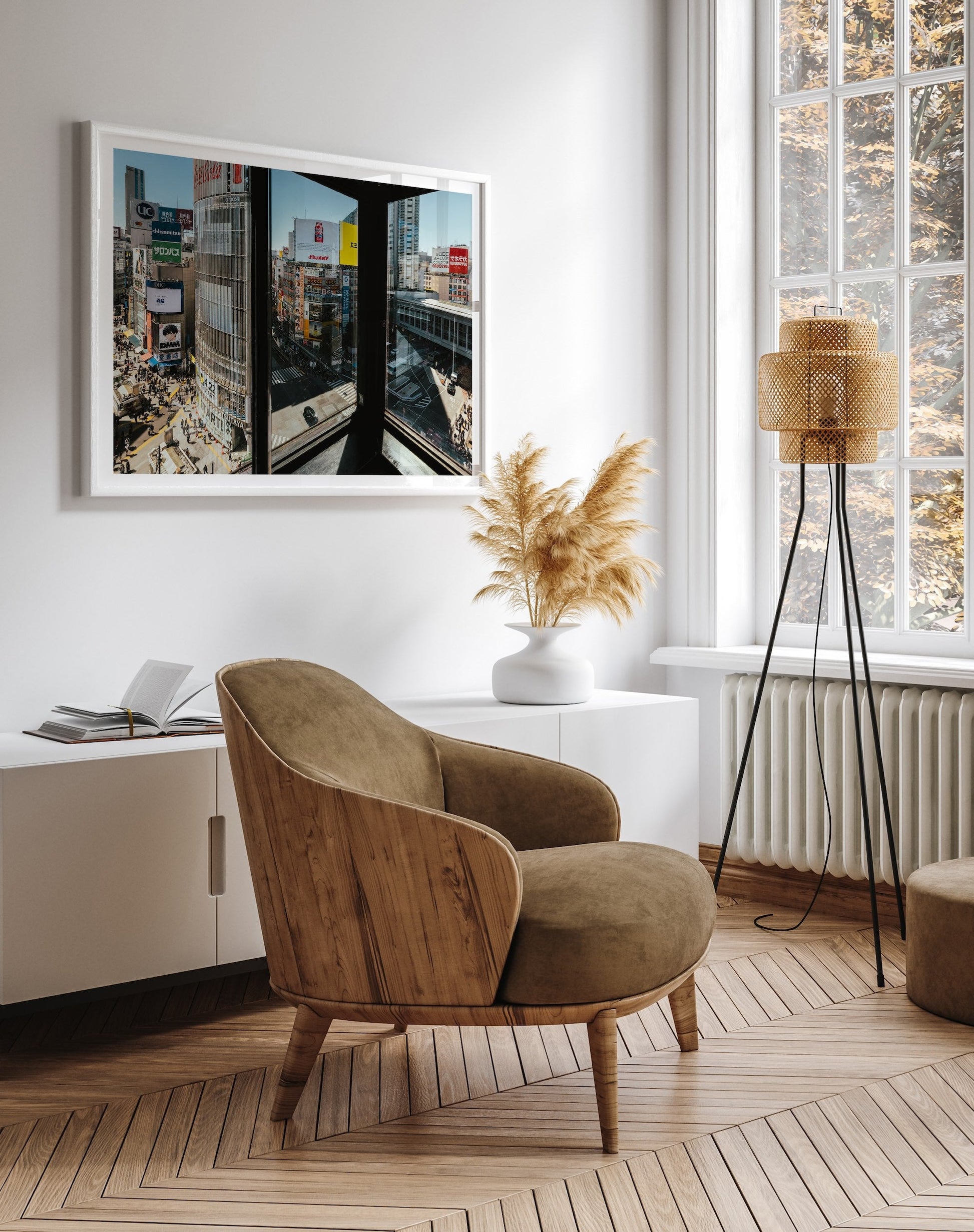 Shibuya Windows Framed Print - Architecture by Peter Yan Studio