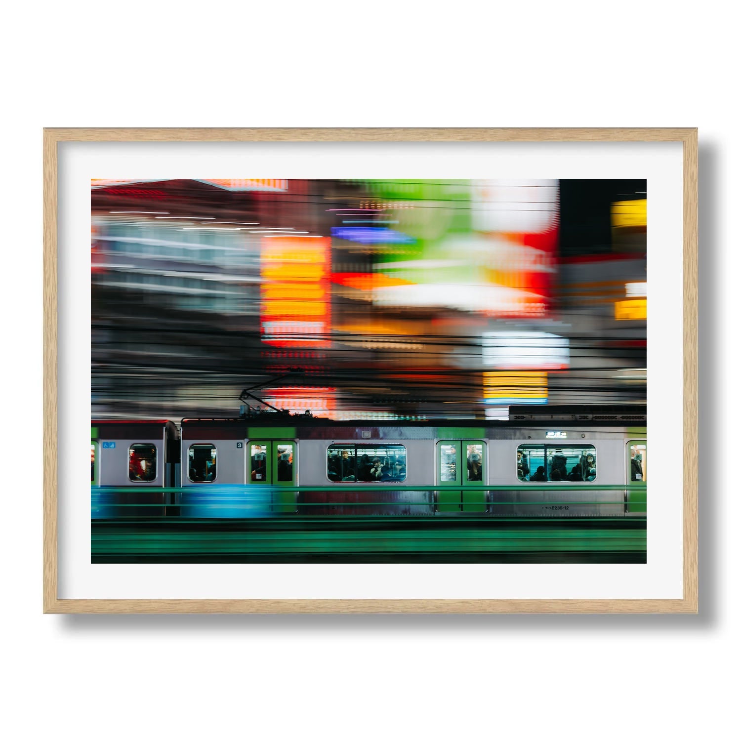 Speeding train in Shinjuku - Peter Yan Studio