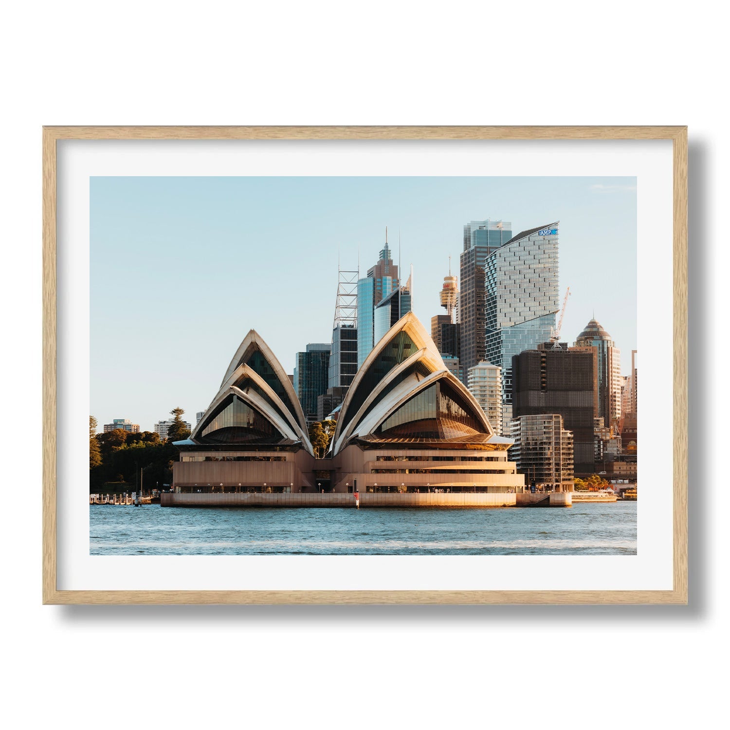 Sydney Opera House Glow Framed Print - Architecture by Peter Yan Studio